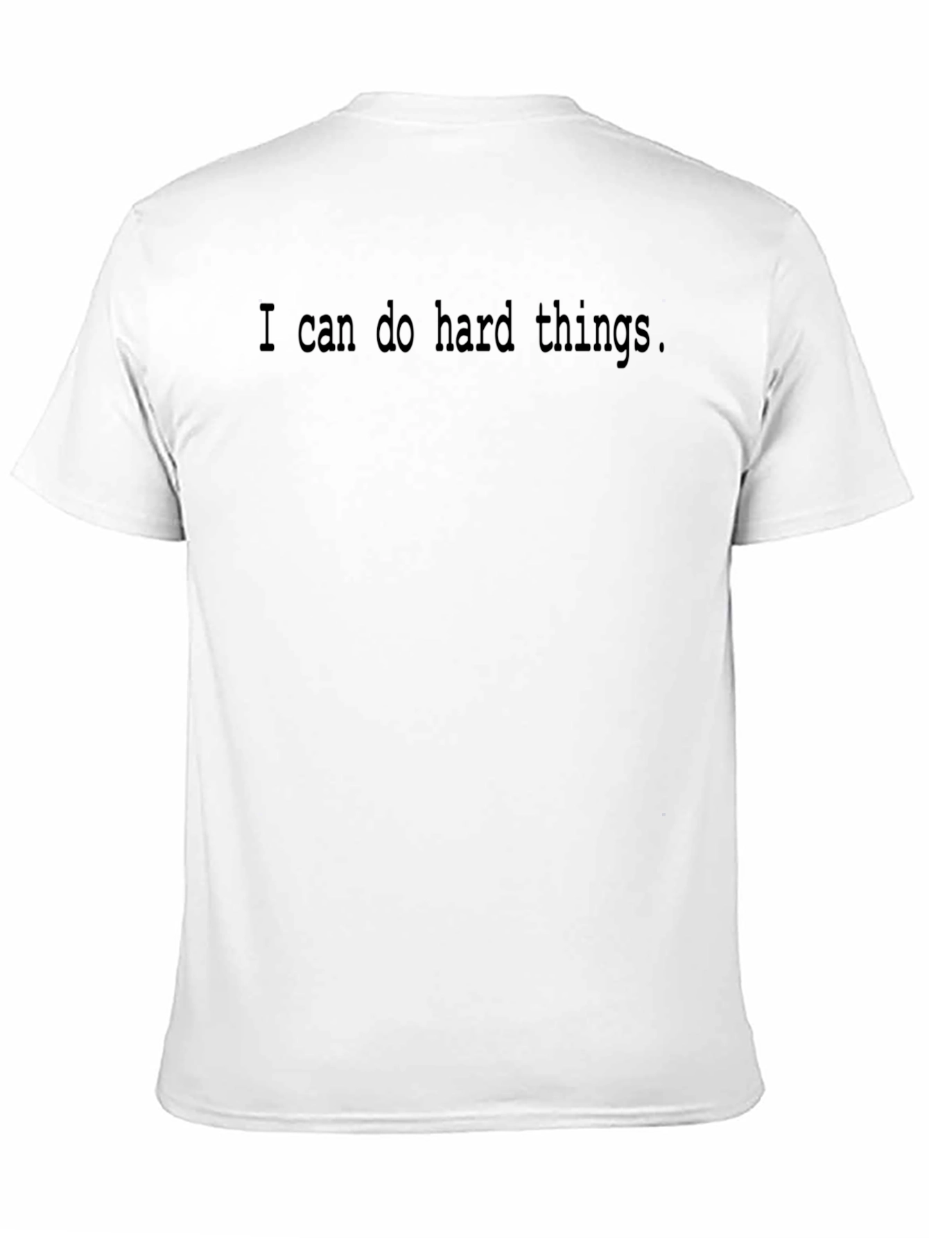 I Can Do Hard Things Black T-Shirt