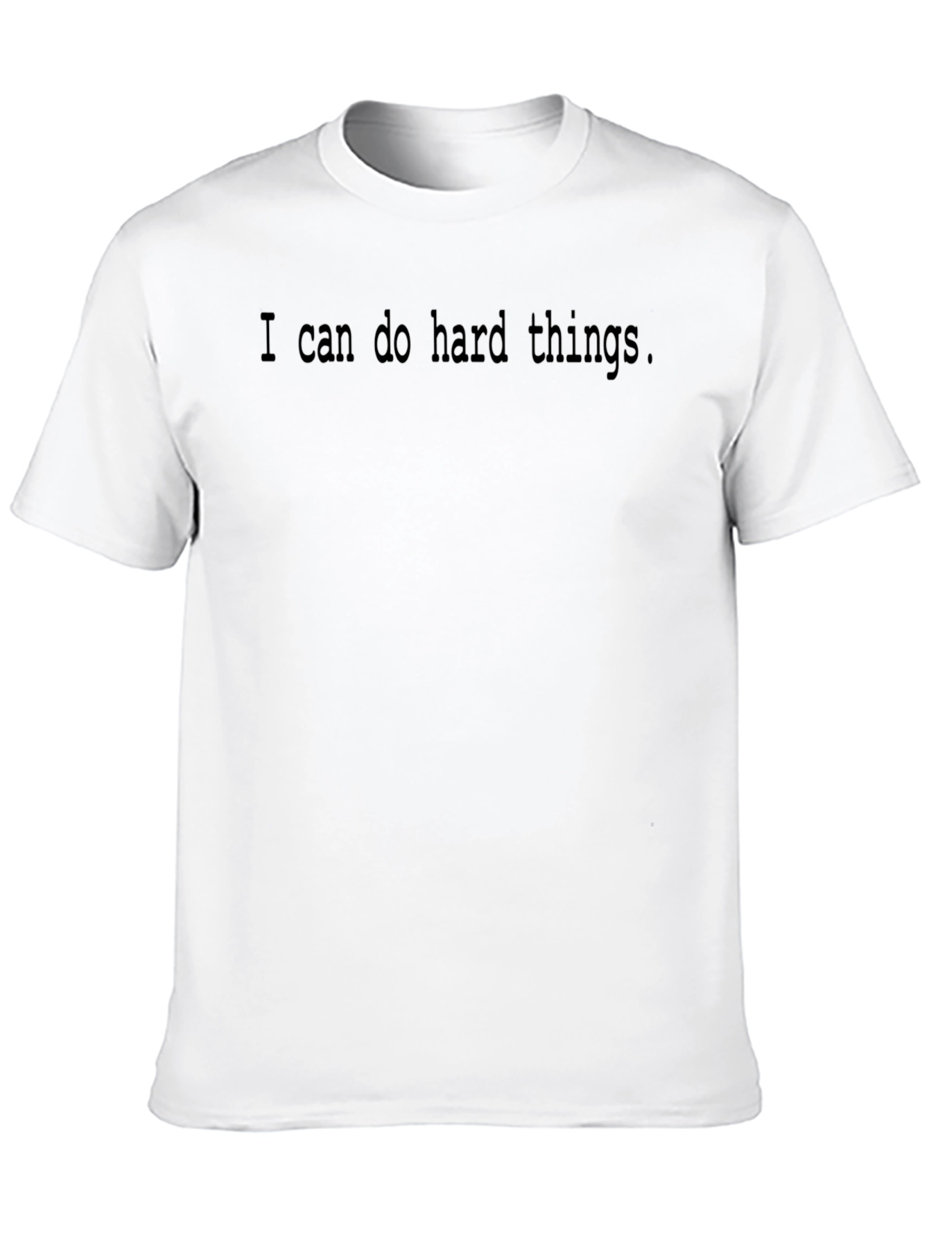 I Can Do Hard Things Black T-Shirt