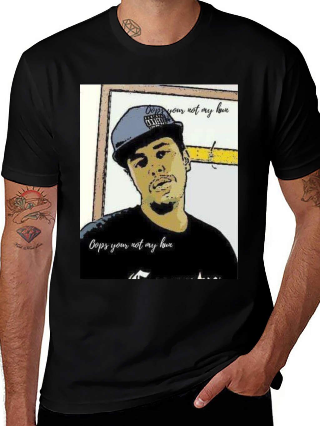 Cops Your Not My Homie Graphic Tee