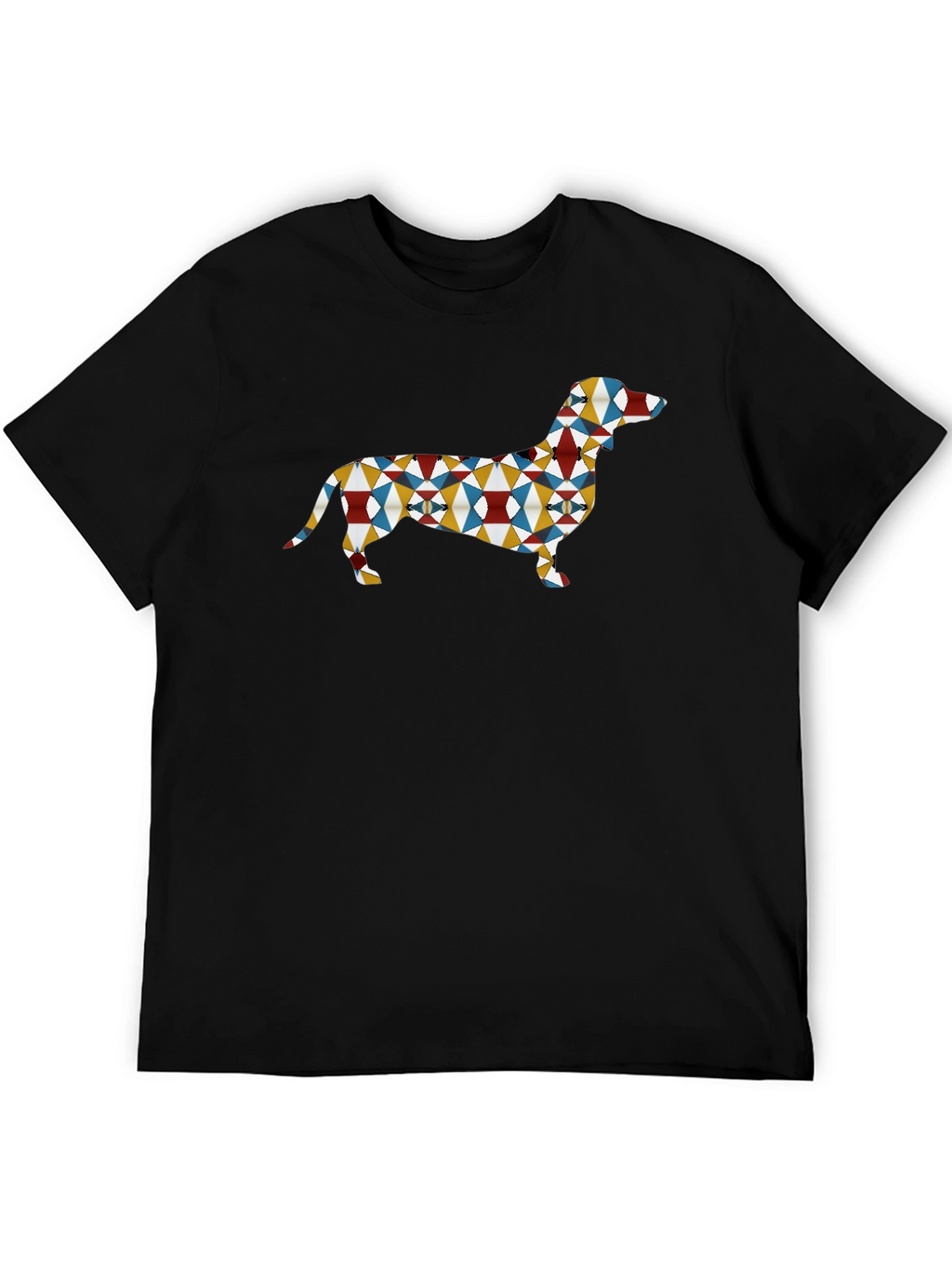 Geometric Dachshund Dog T-Shirt