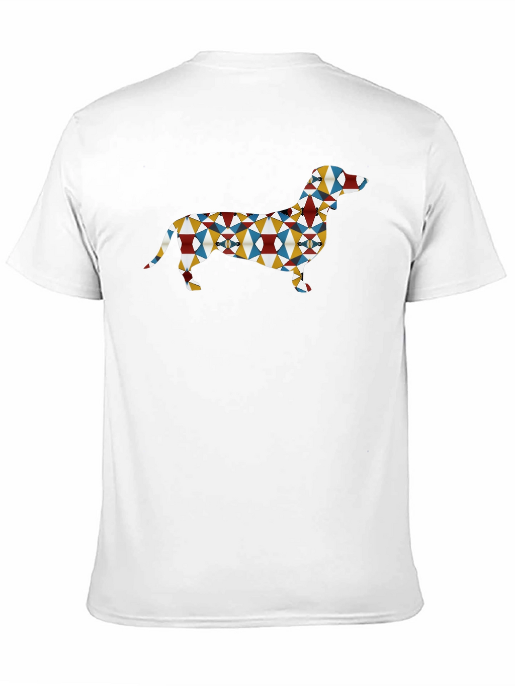 Geometric Dachshund Dog T-Shirt