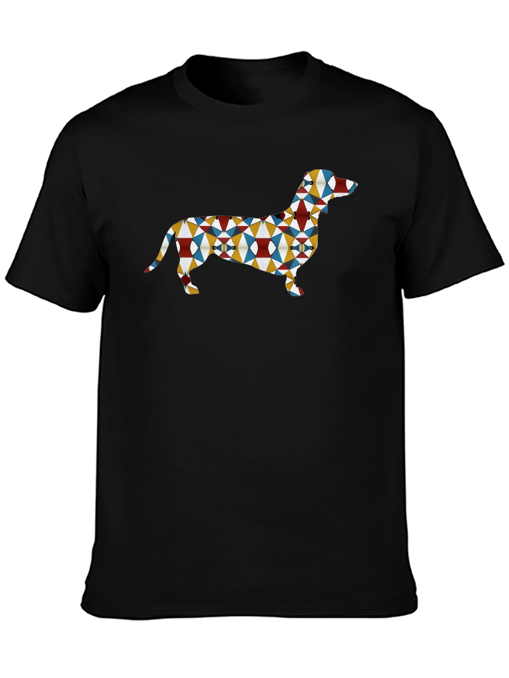 Geometric Dachshund Dog T-Shirt