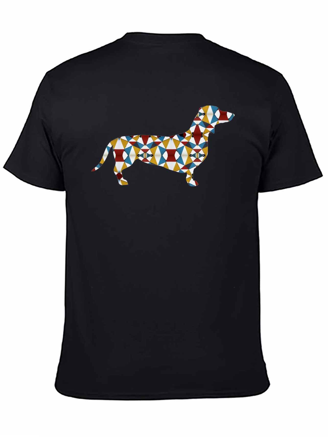 Geometric Dachshund Dog T-Shirt