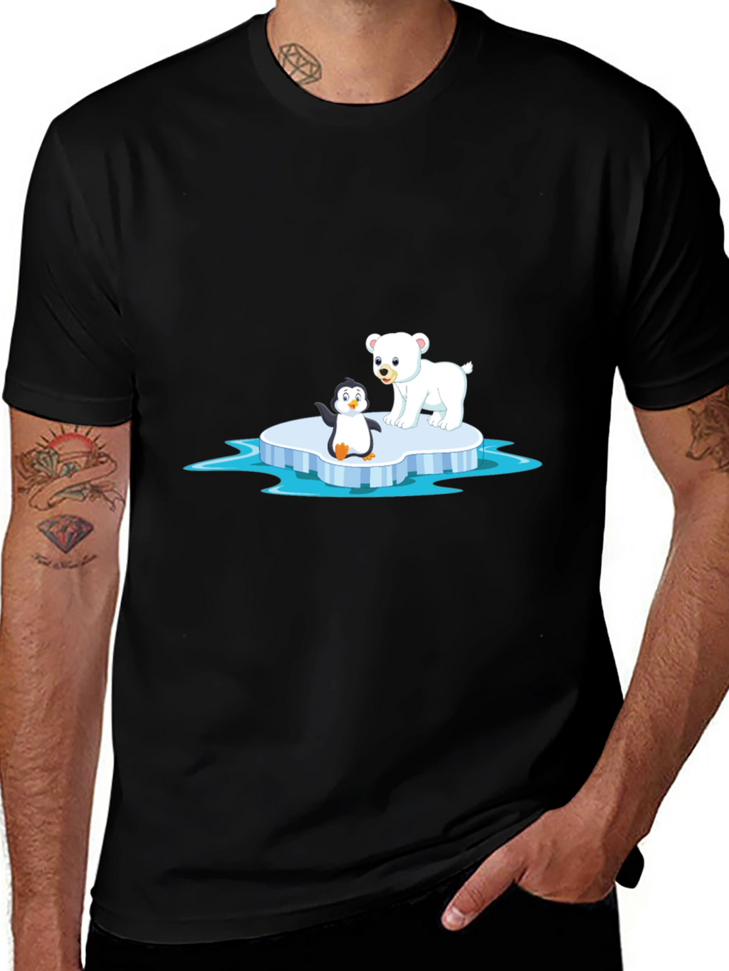 Penguin & Polar Bear Ice T-Shirt