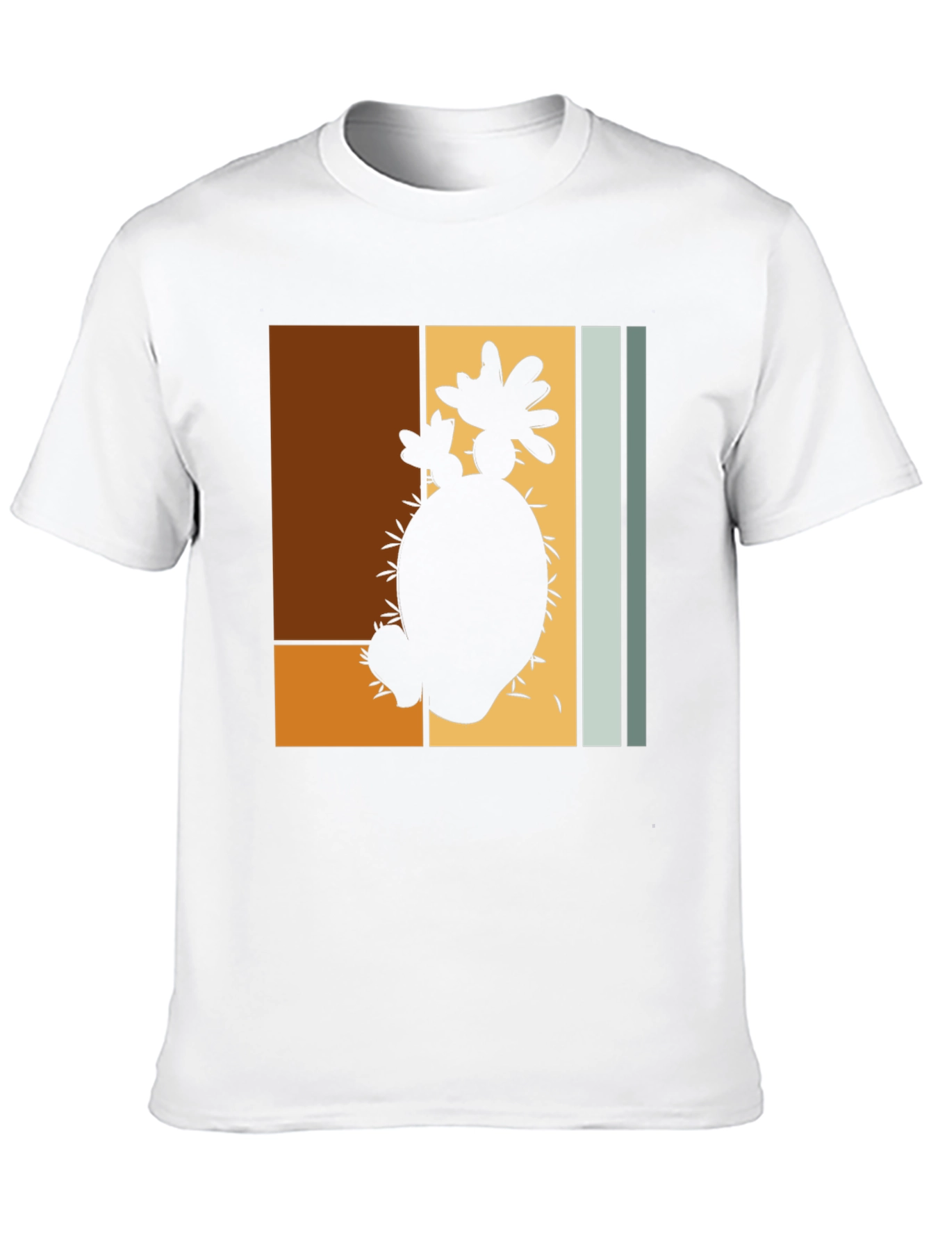 Retro Cactus Silhouette Graphic Tee