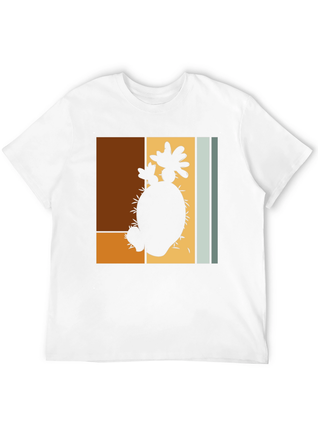 Retro Cactus Silhouette Graphic Tee