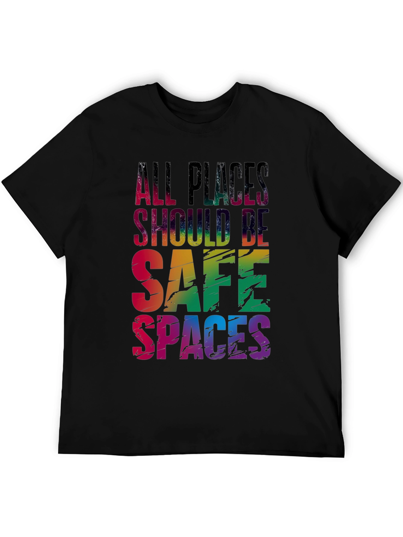 All Places Should Be Safe Spaces LGBTQ T-Shirt