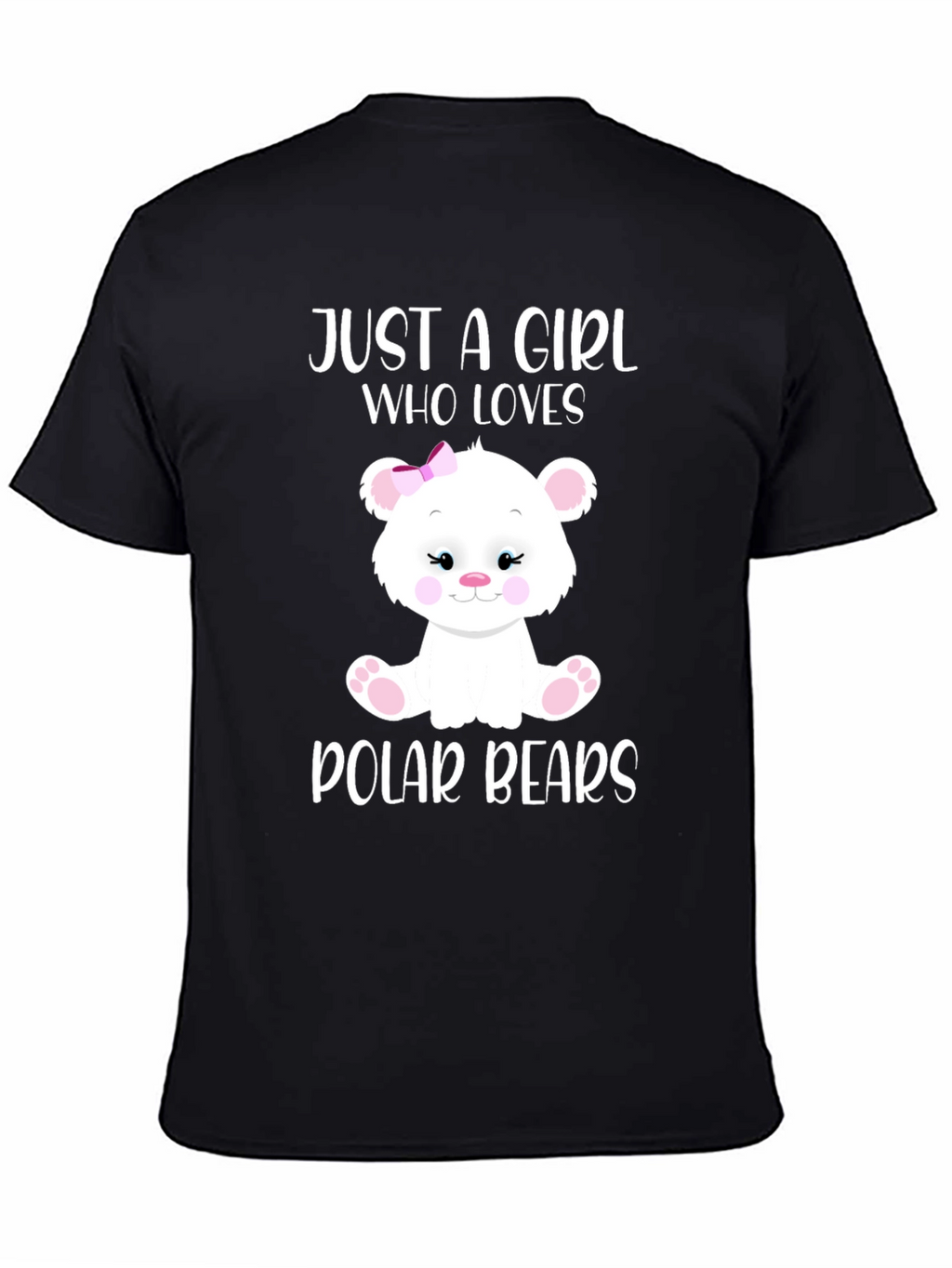 Cute Polar Bear Girls T-Shirt
