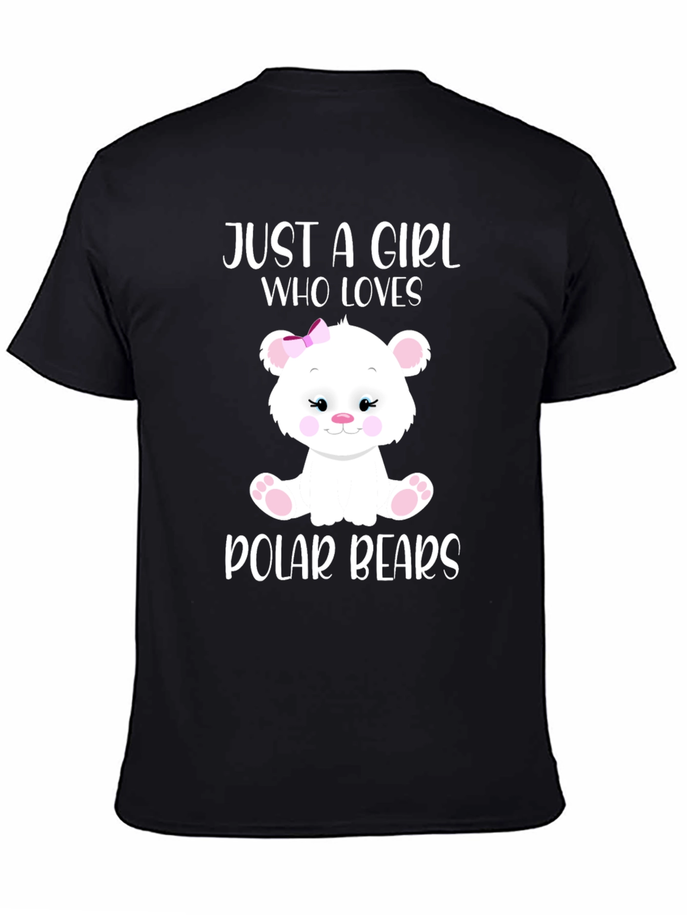 Cute Polar Bear Girls T-Shirt