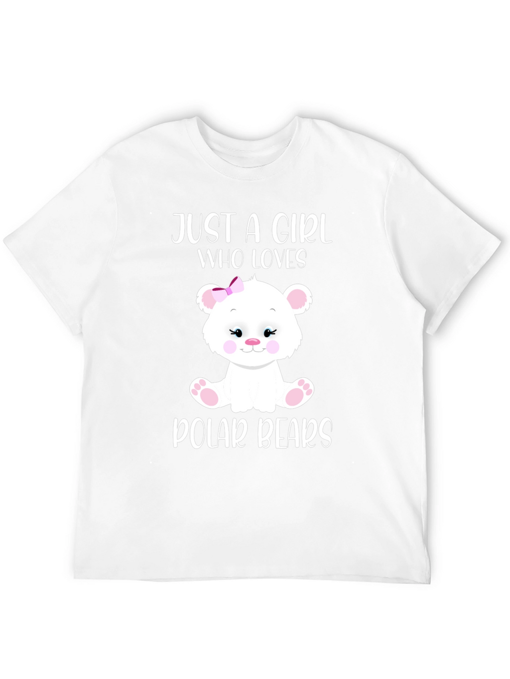 Cute Polar Bear Girls T-Shirt
