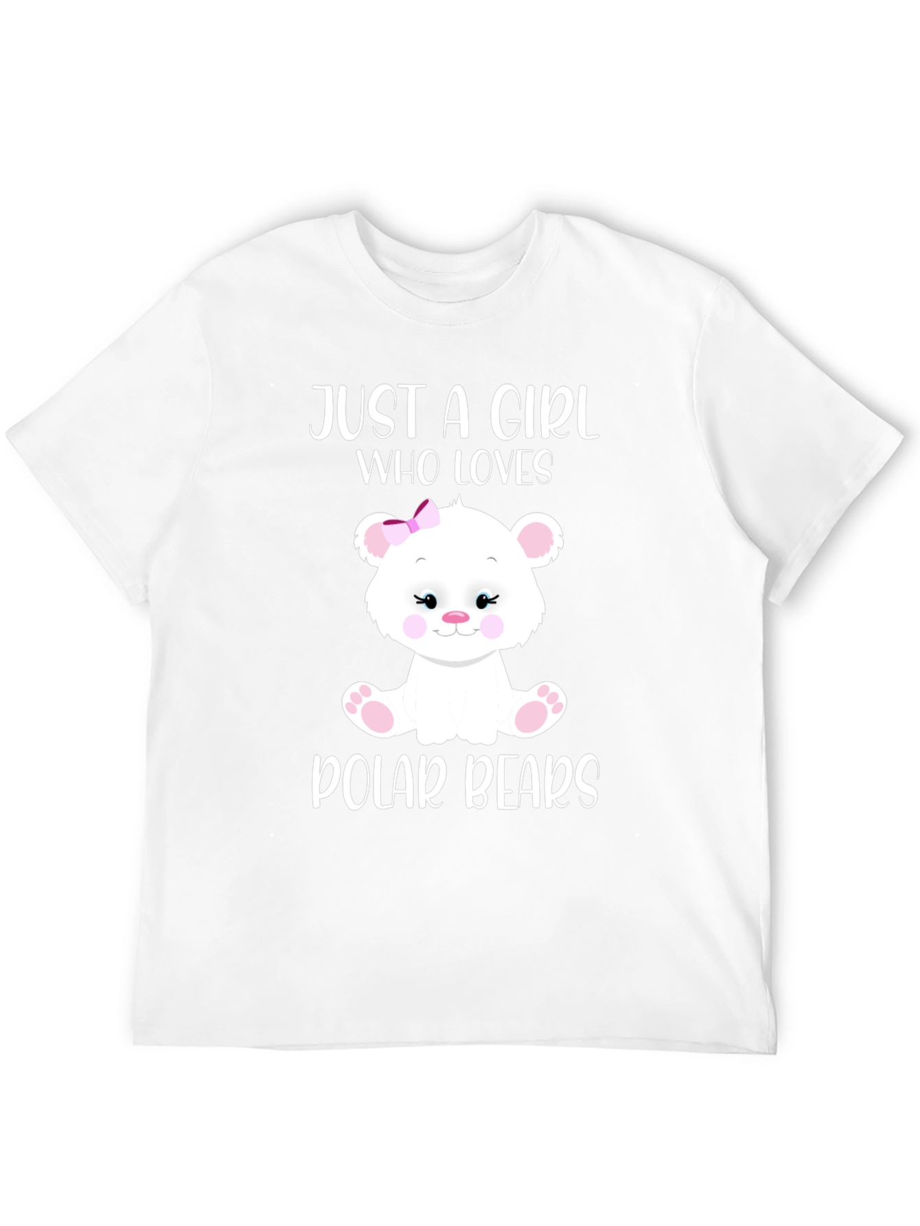 Cute Polar Bear Girls T-Shirt