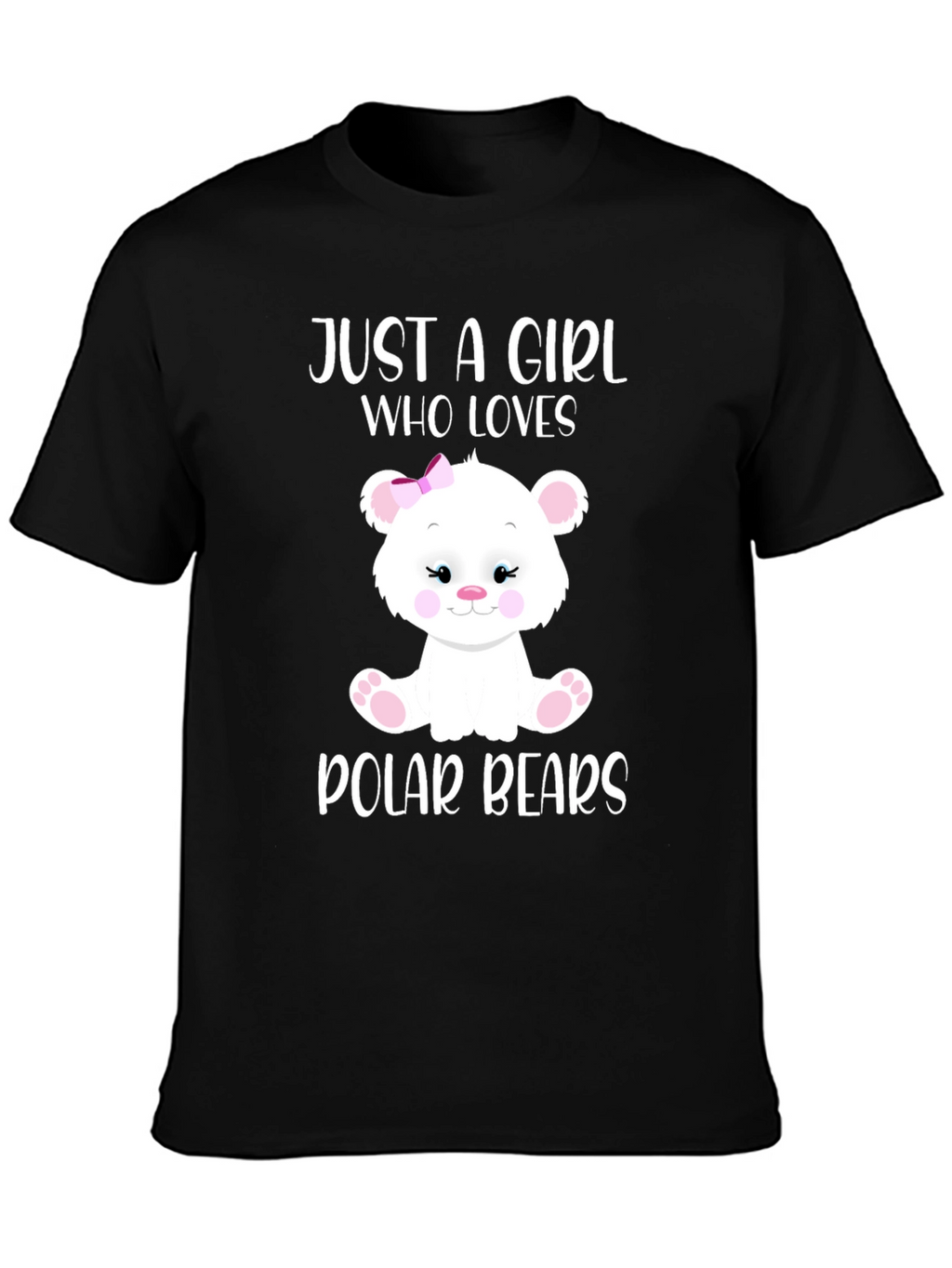 Cute Polar Bear Girls T-Shirt