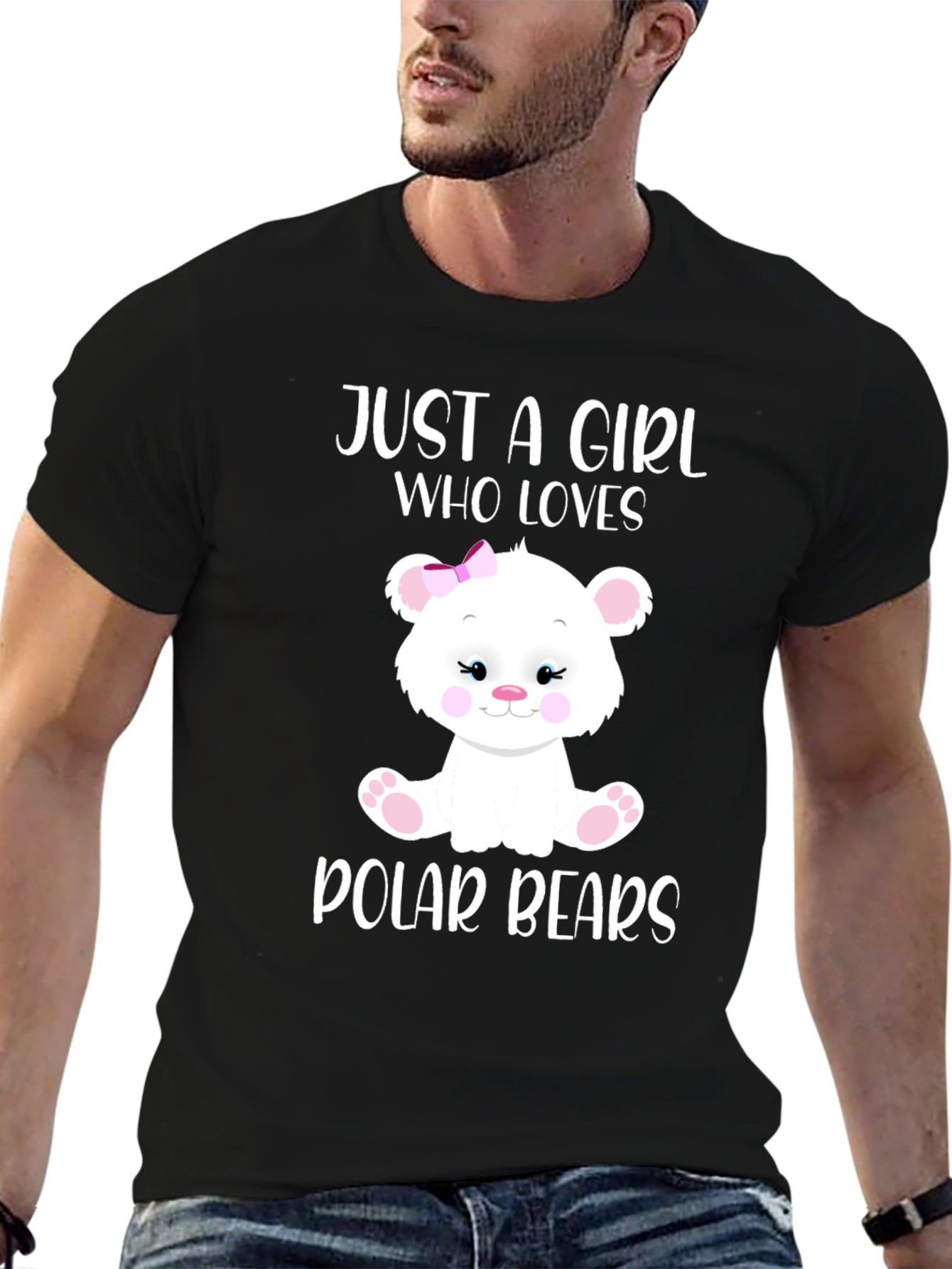 Cute Polar Bear Girls T-Shirt