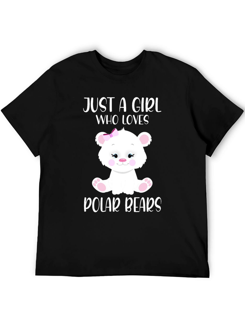 Cute Polar Bear Girls T-Shirt