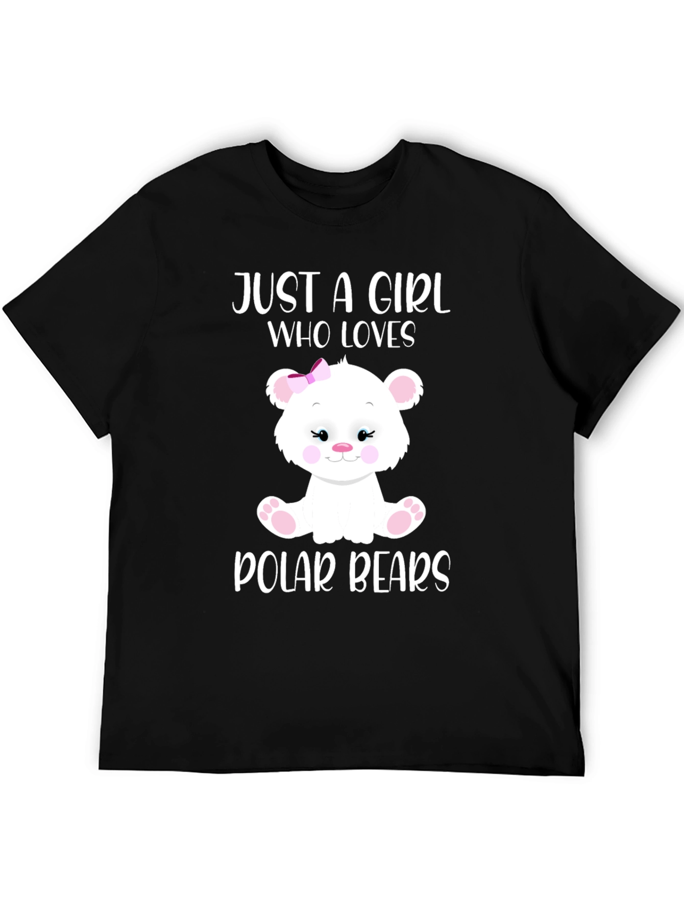 Cute Polar Bear Girls T-Shirt