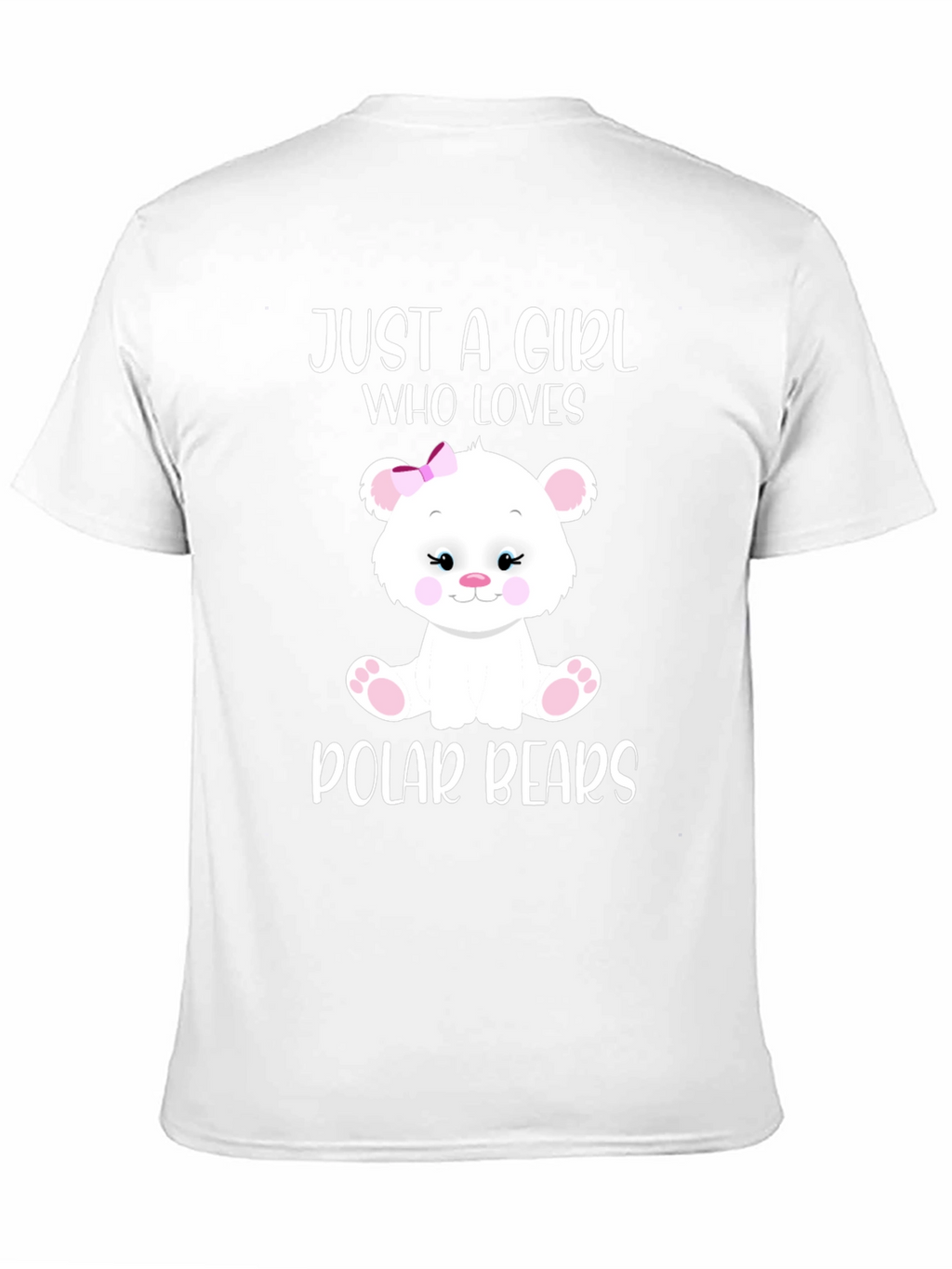 Cute Polar Bear Girls T-Shirt