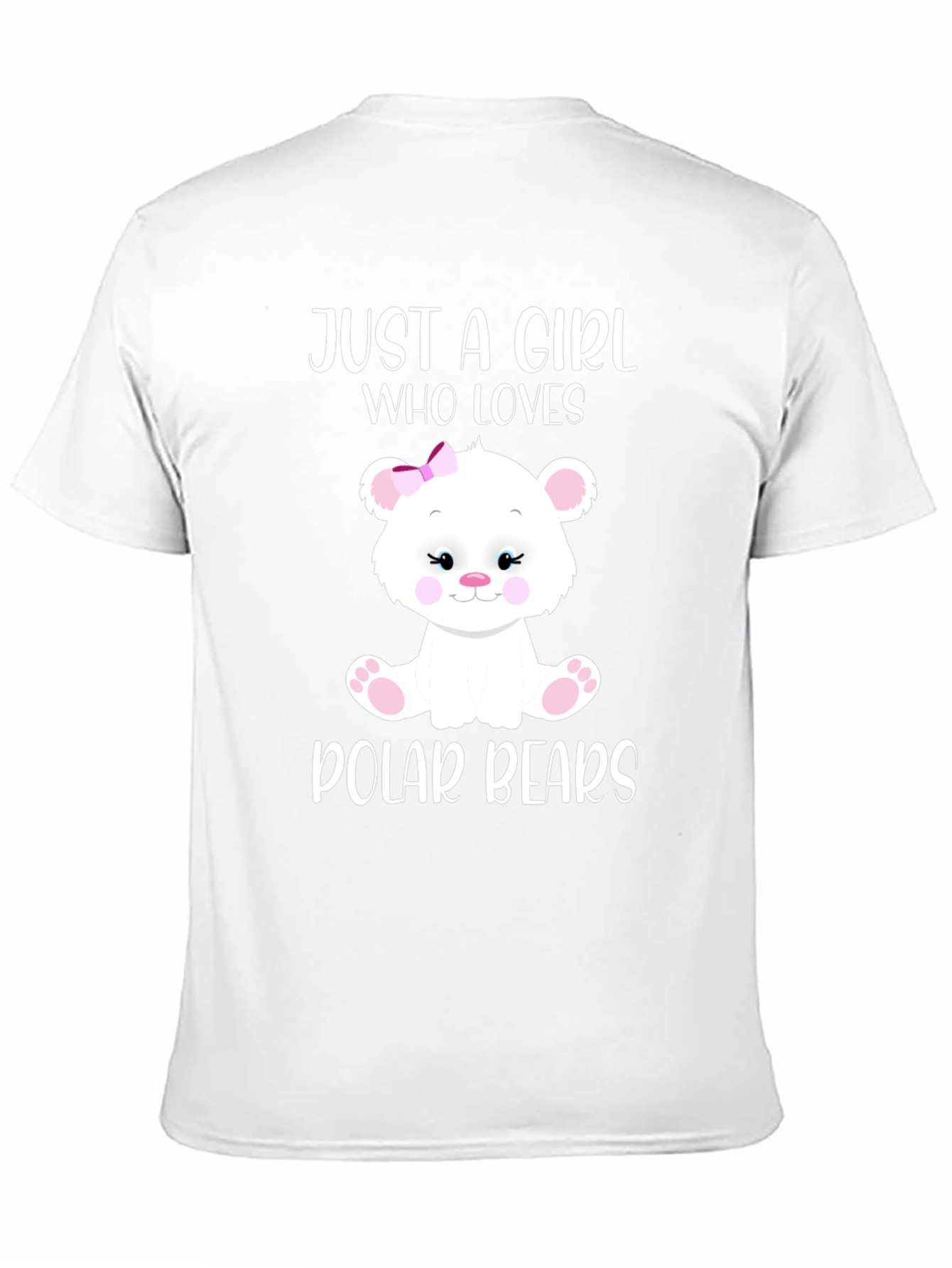 Cute Polar Bear Girls T-Shirt