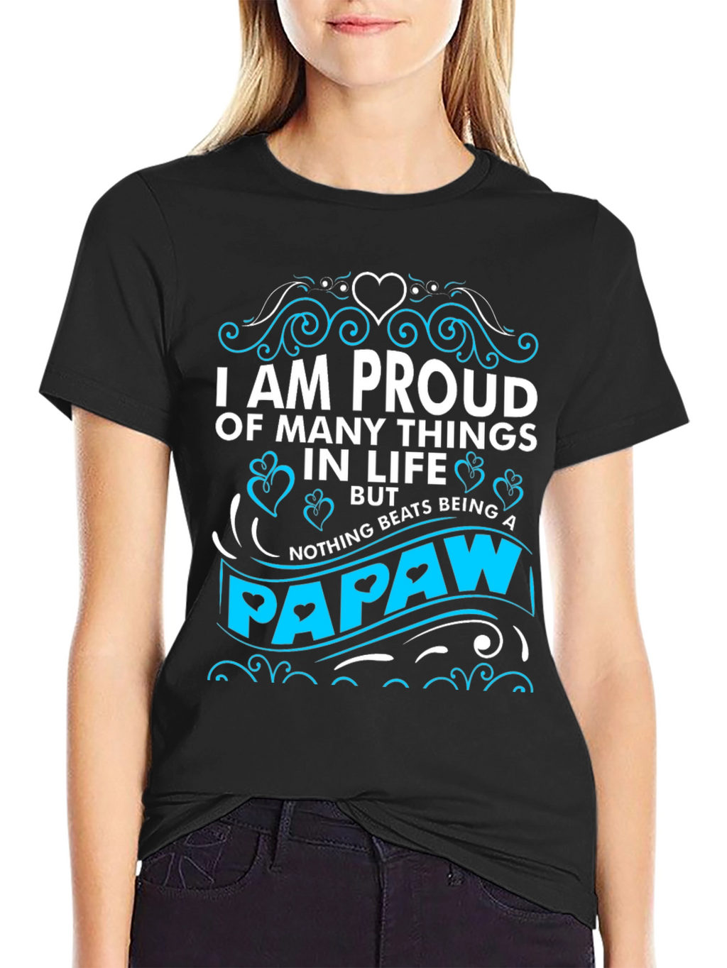 Proud Papaw T-Shirt - Novelty Grandfather Tee
