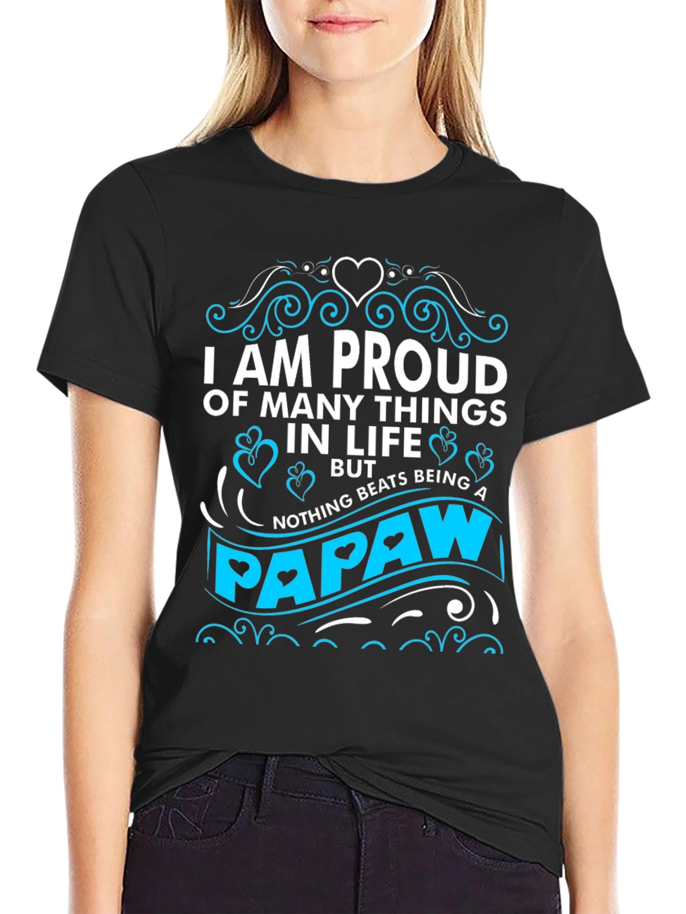 Proud Papaw T-Shirt - Novelty Grandfather Tee
