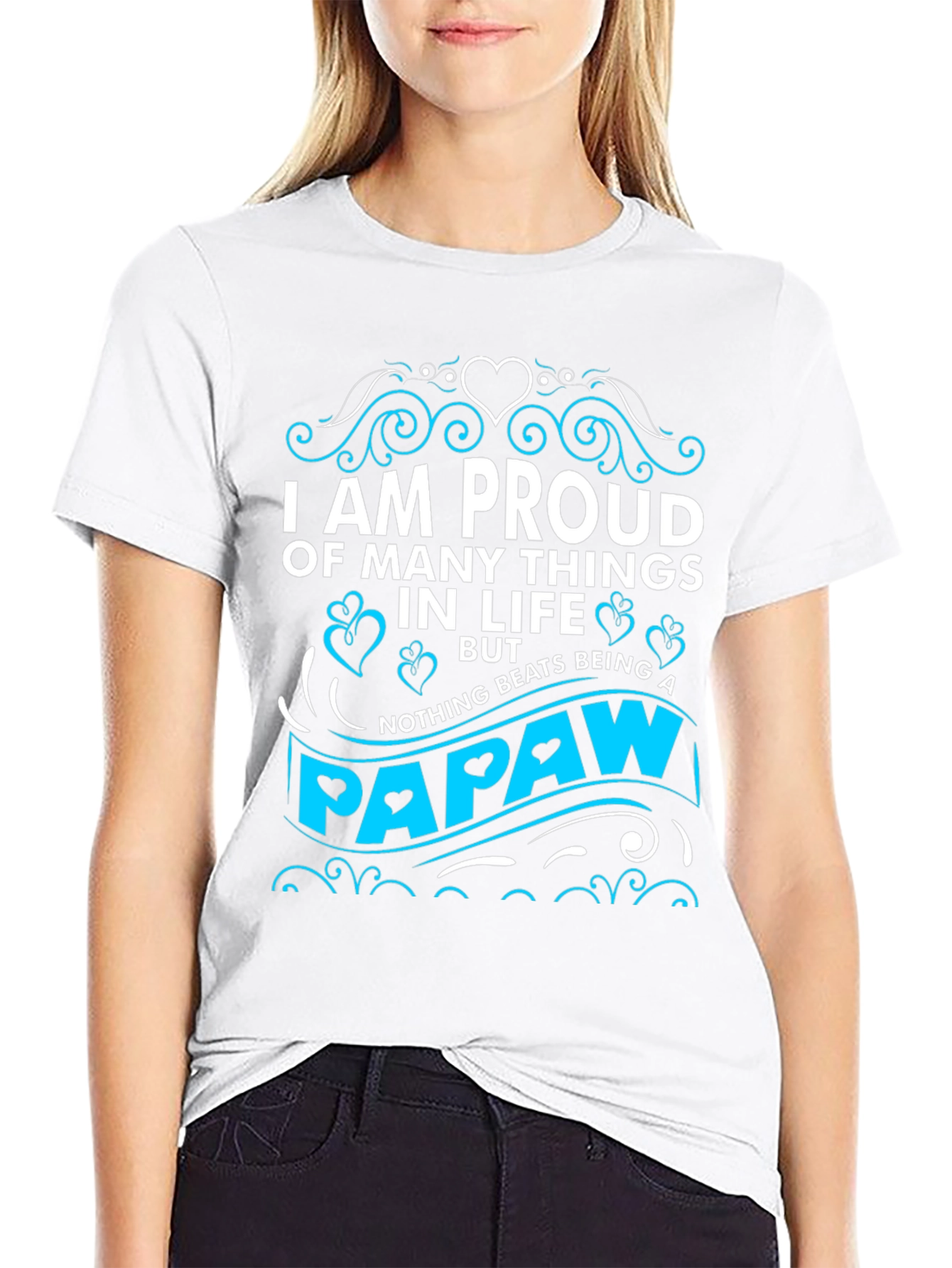 Proud Papaw T-Shirt - Novelty Grandfather Tee
