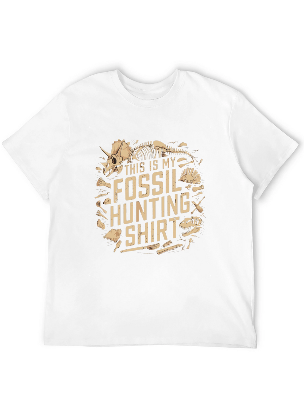 Fossil Hunting Shirt - Dinosaur Skeleton Tee