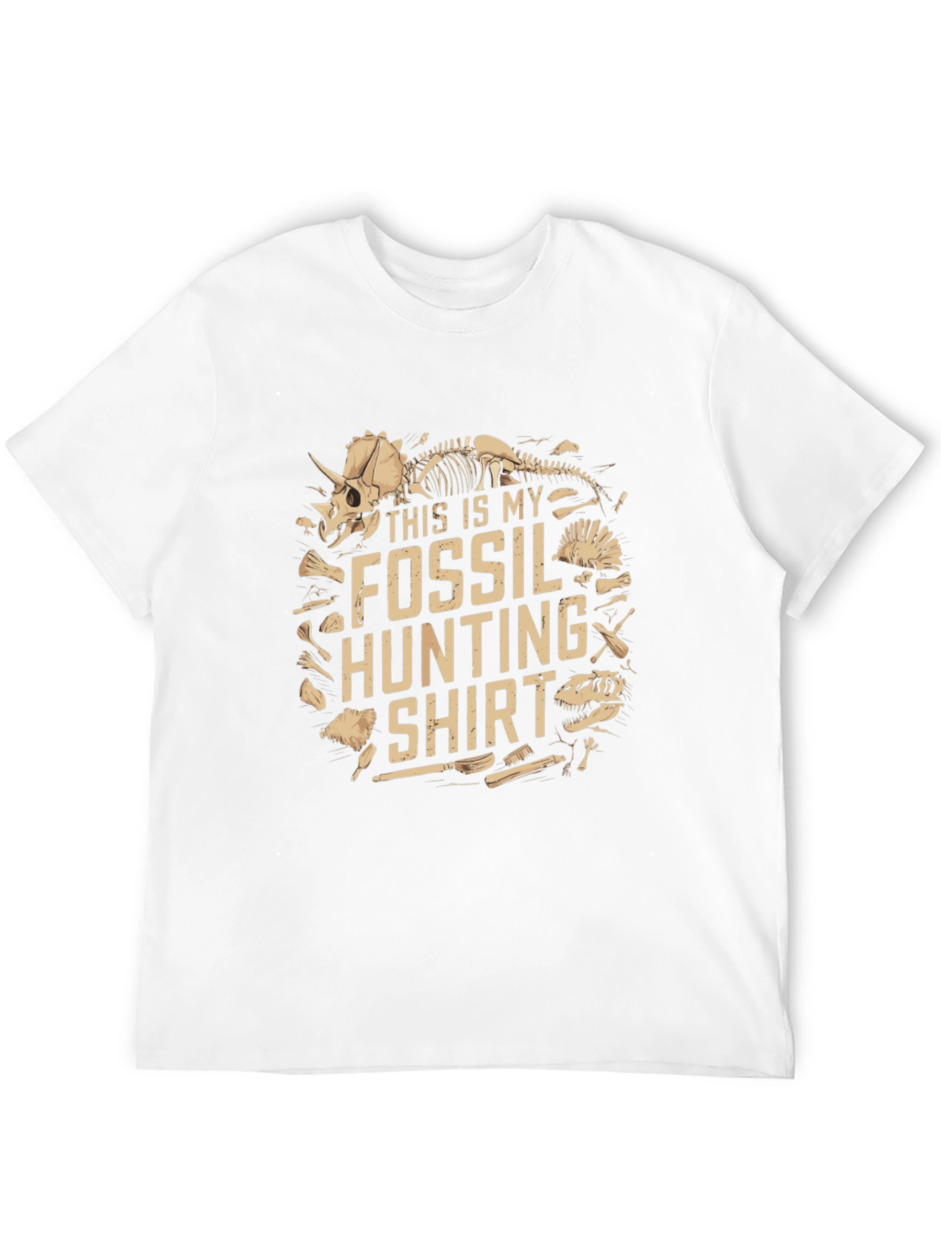 Fossil Hunting Shirt - Dinosaur Skeleton Tee