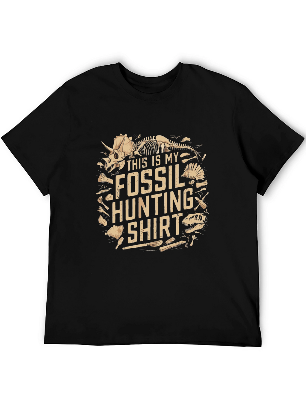 Fossil Hunting Shirt - Dinosaur Skeleton Tee