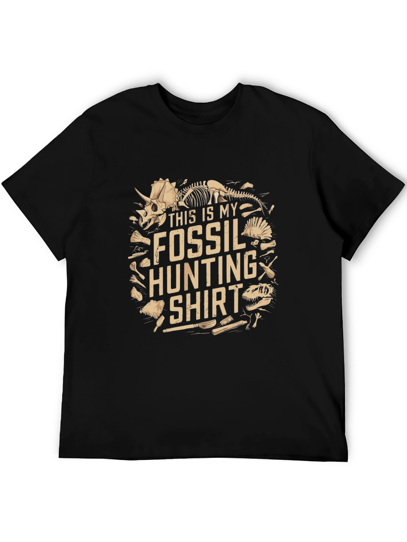 Fossil Hunting Shirt - Dinosaur Skeleton Tee