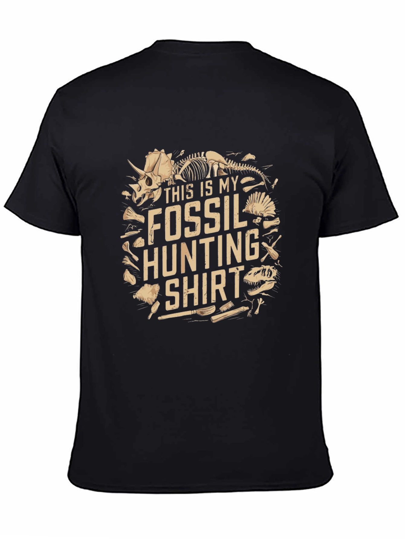 Fossil Hunting Shirt - Dinosaur Skeleton Tee