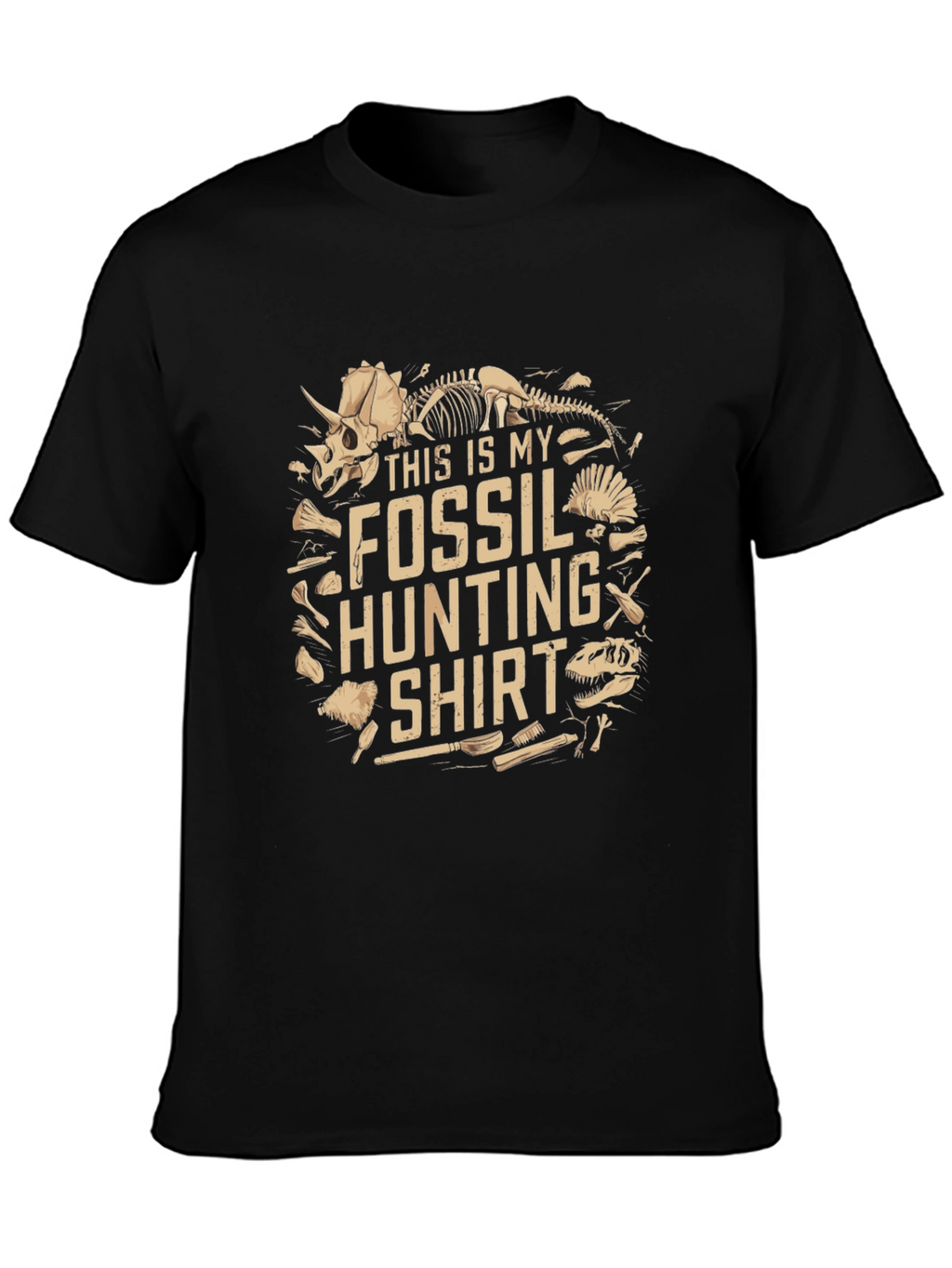 Fossil Hunting Shirt - Dinosaur Skeleton Tee