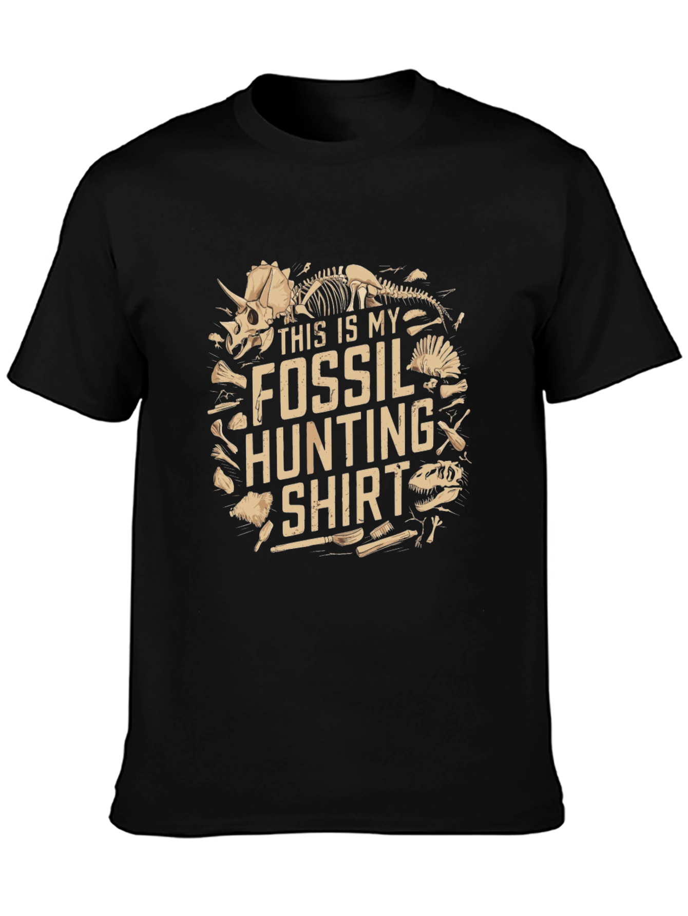 Fossil Hunting Shirt - Dinosaur Skeleton Tee