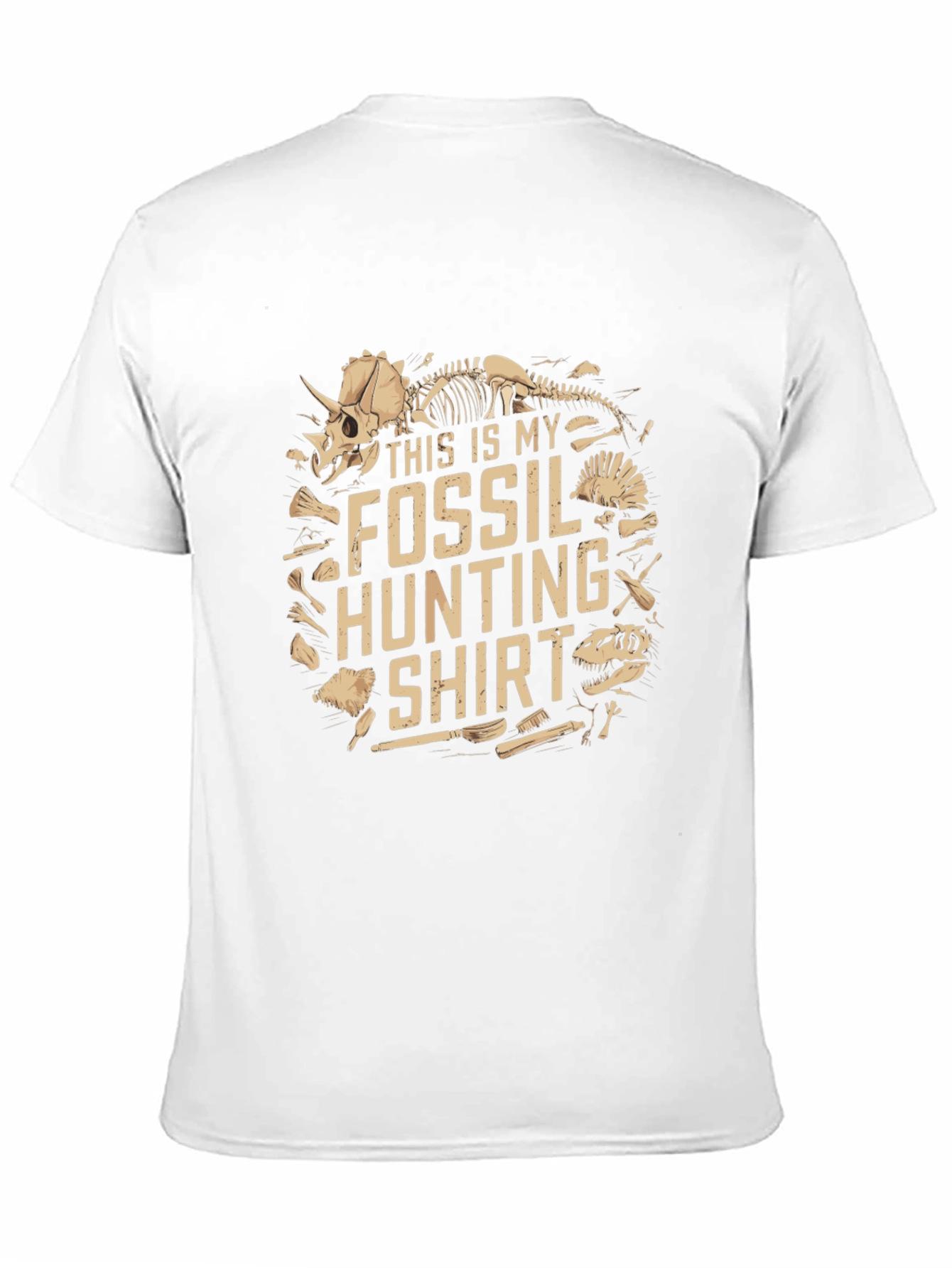 Fossil Hunting Shirt - Dinosaur Skeleton Tee