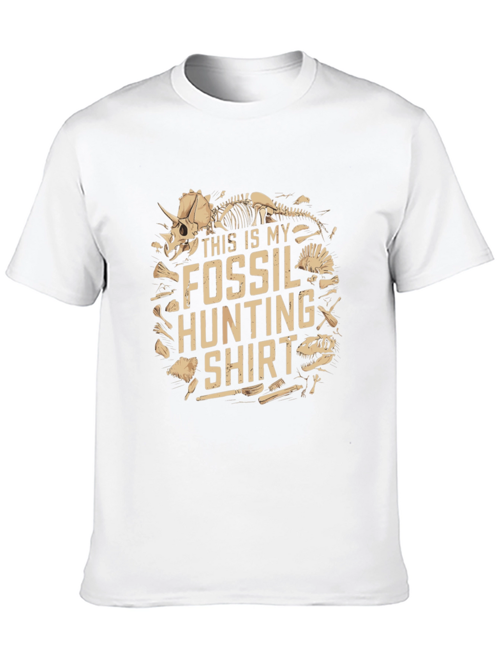 Fossil Hunting Shirt - Dinosaur Skeleton Tee