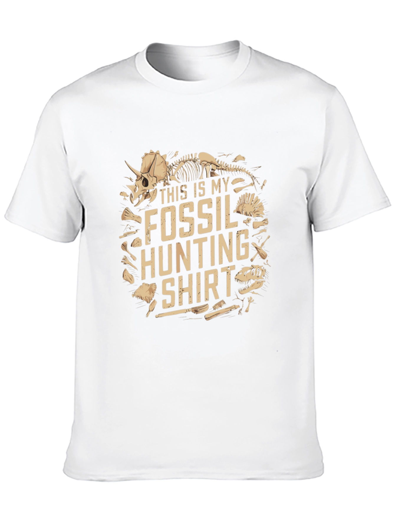 Fossil Hunting Shirt - Dinosaur Skeleton Tee