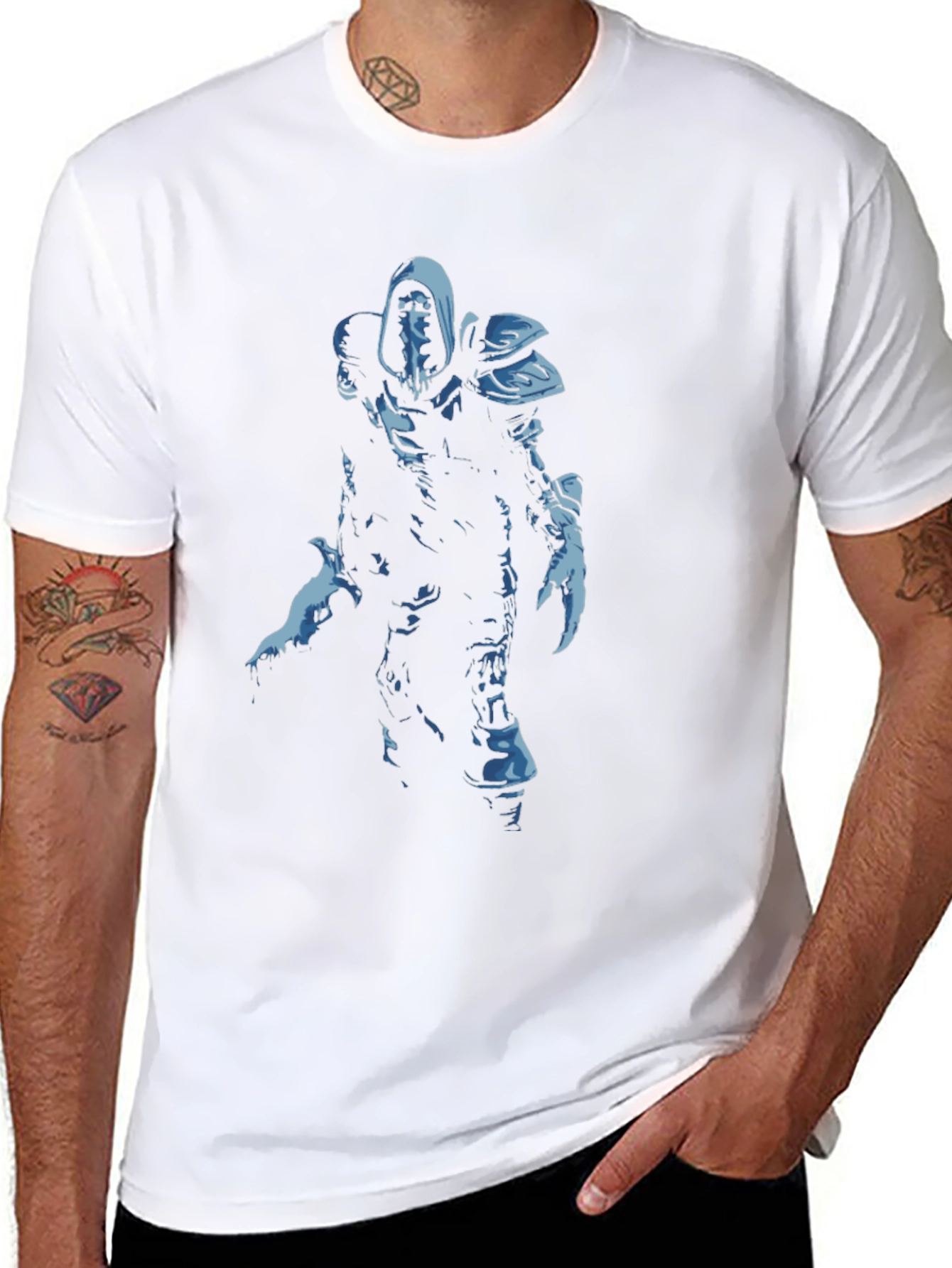 Dark Knight Graphic Tee - Premium Cotton