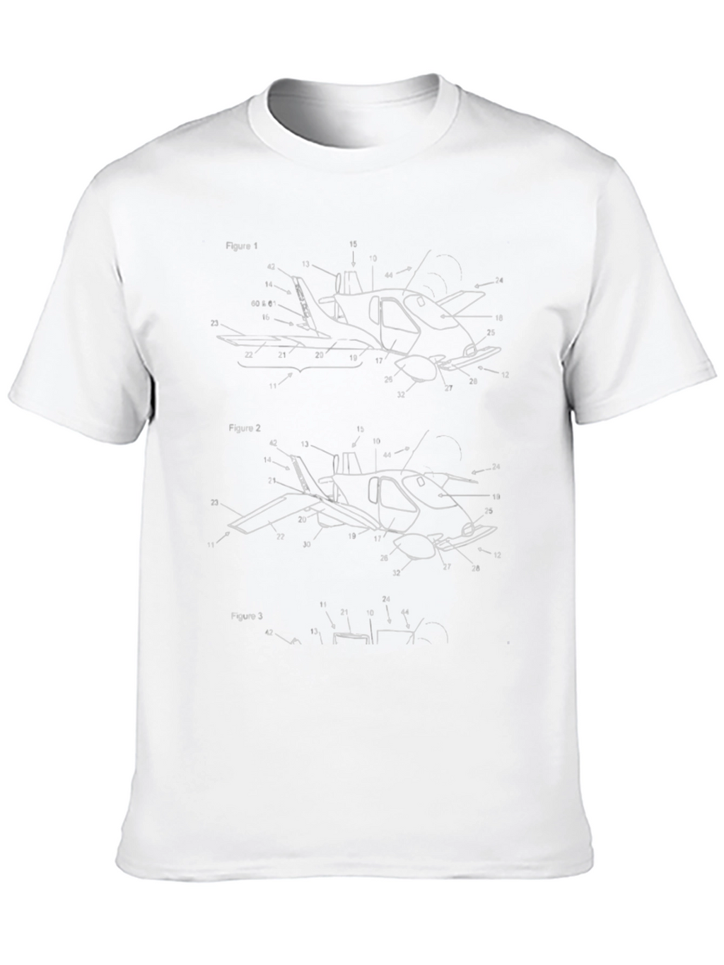 Jet Patent Print Graphic T-Shirt
