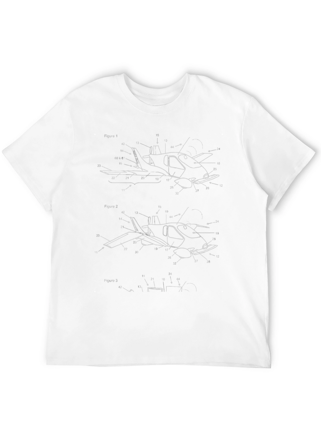Jet Patent Print Graphic T-Shirt