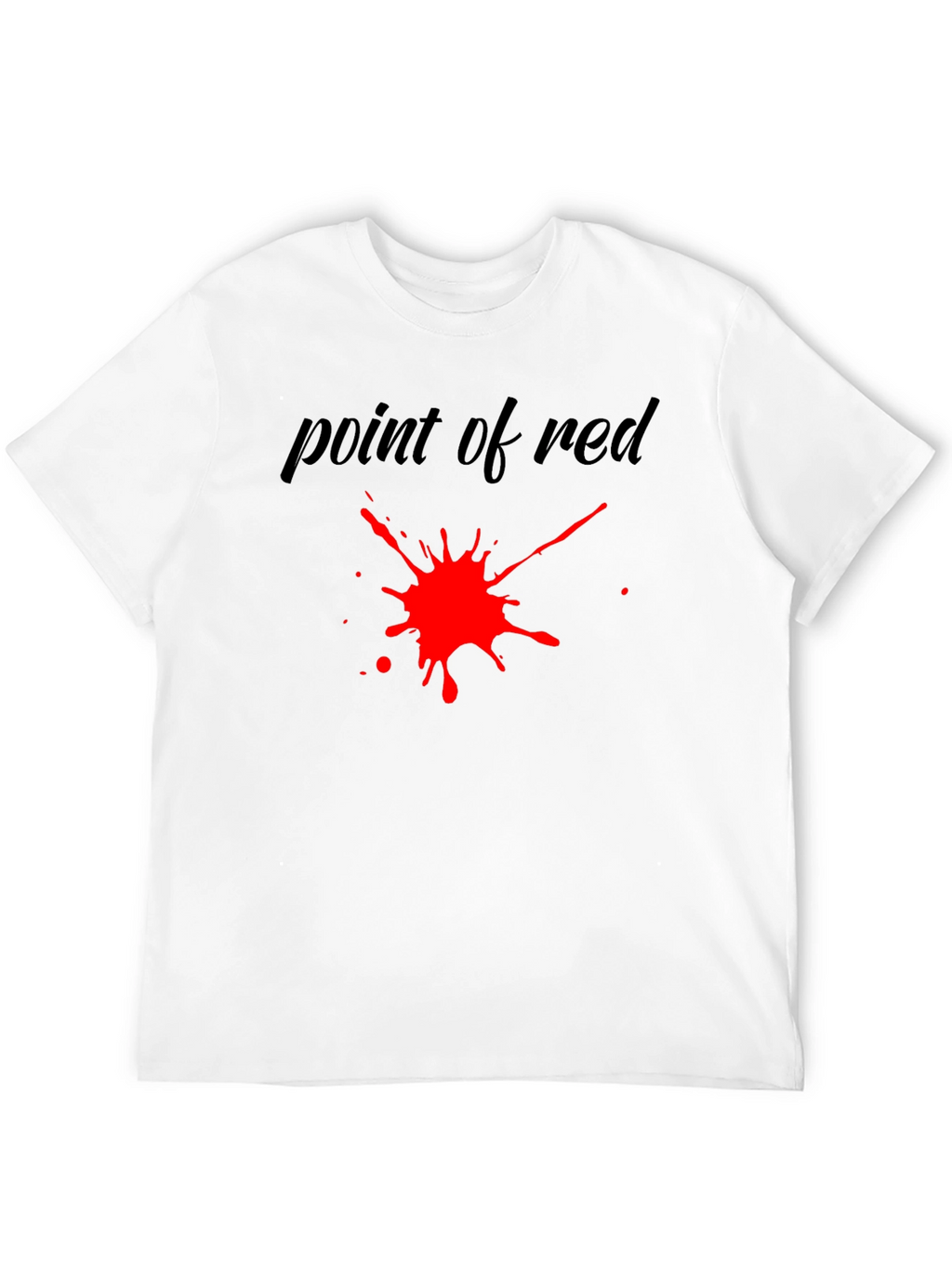 Point of Red Graphic T-Shirt - Bold Statement Tee