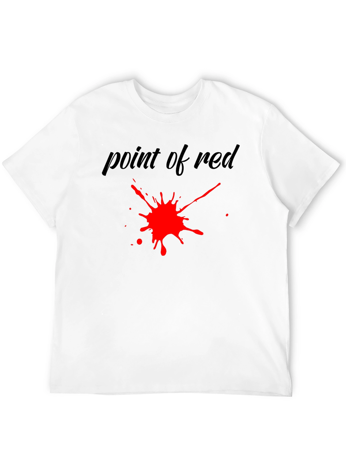 Point of Red Graphic T-Shirt - Bold Statement Tee
