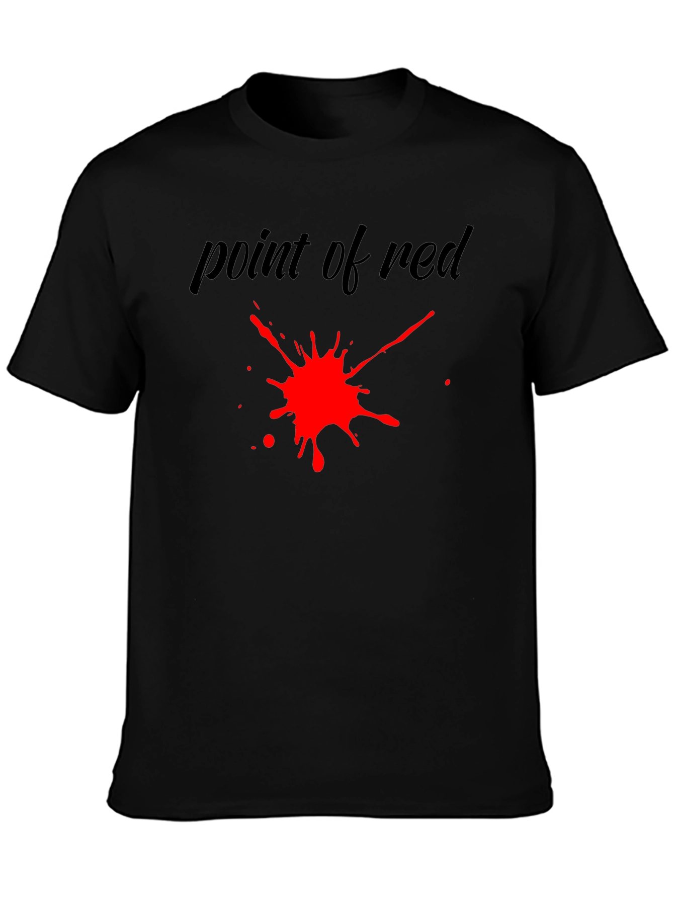Point of Red Graphic T-Shirt - Bold Statement Tee