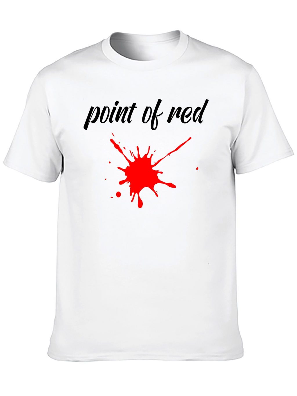 Point of Red Graphic T-Shirt - Bold Statement Tee