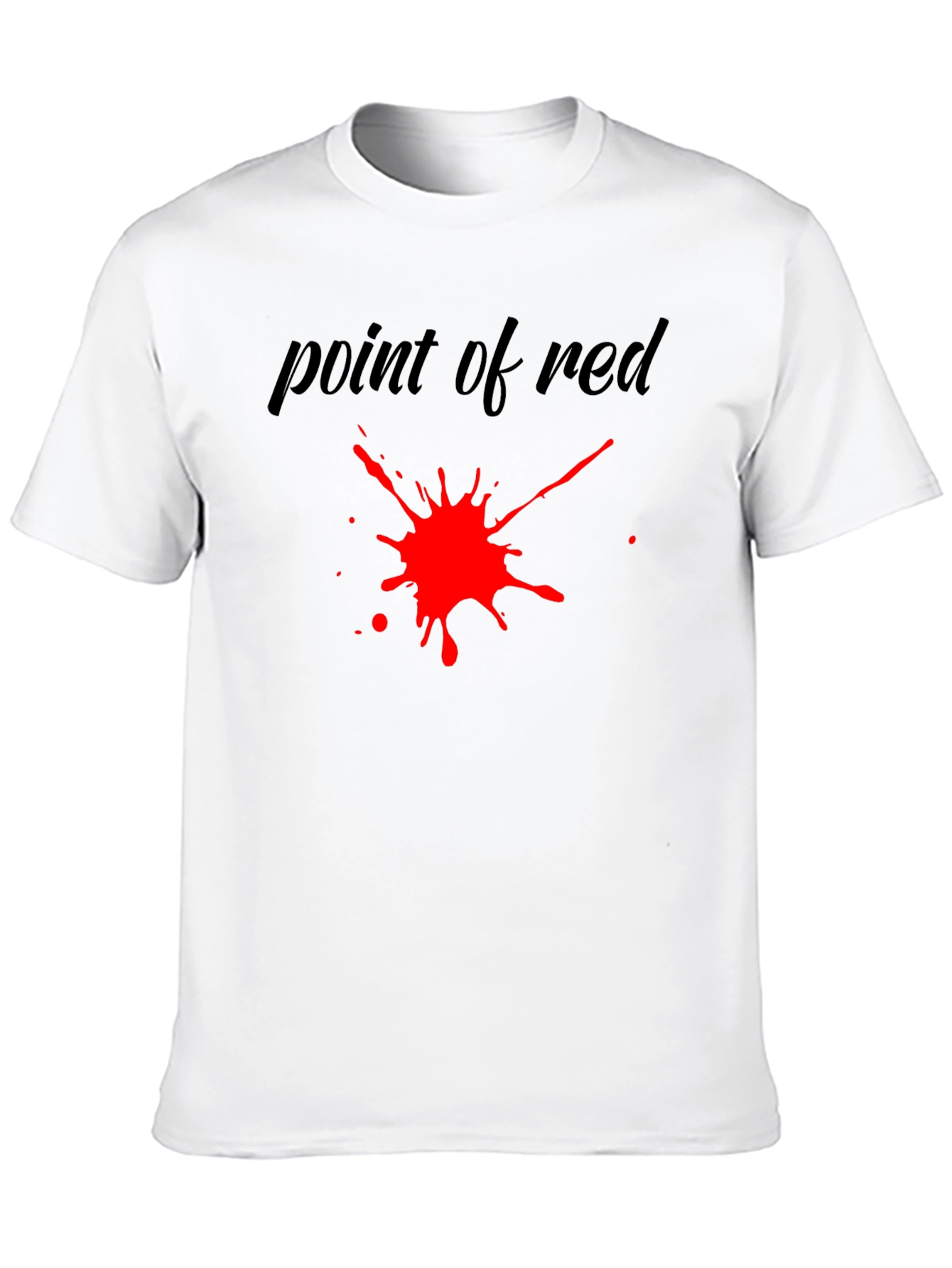 Point of Red Graphic T-Shirt - Bold Statement Tee