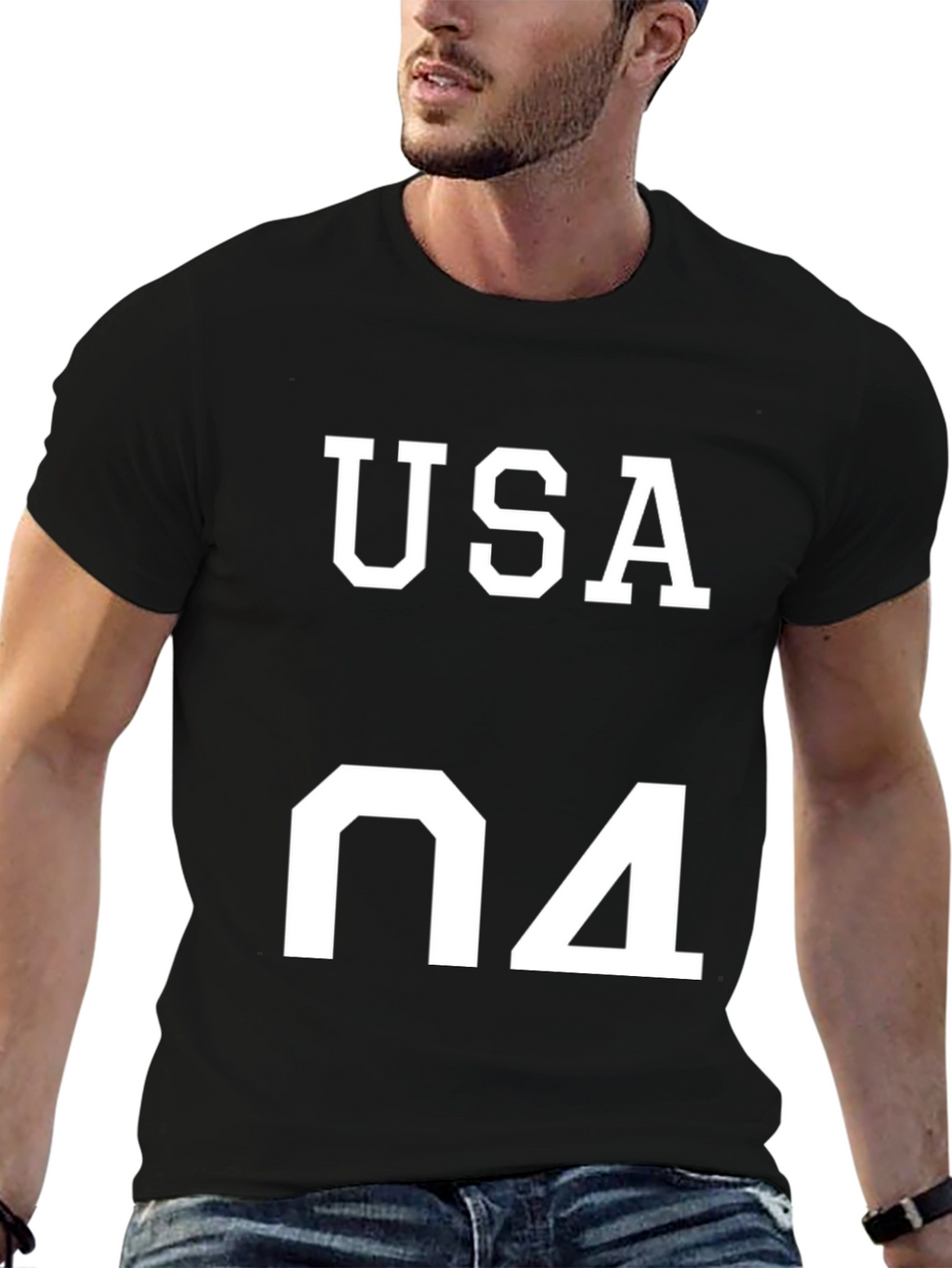 USA 04 T-Shirt - Bold Graphic Tee