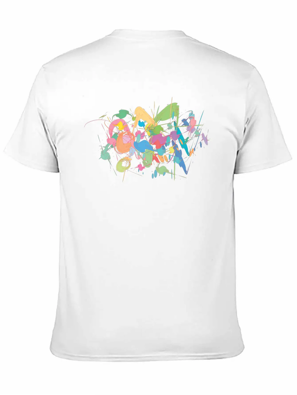 Abstract Art Painting Stylish Everyday T-Shirt – Unisex Basic Cotton Tee