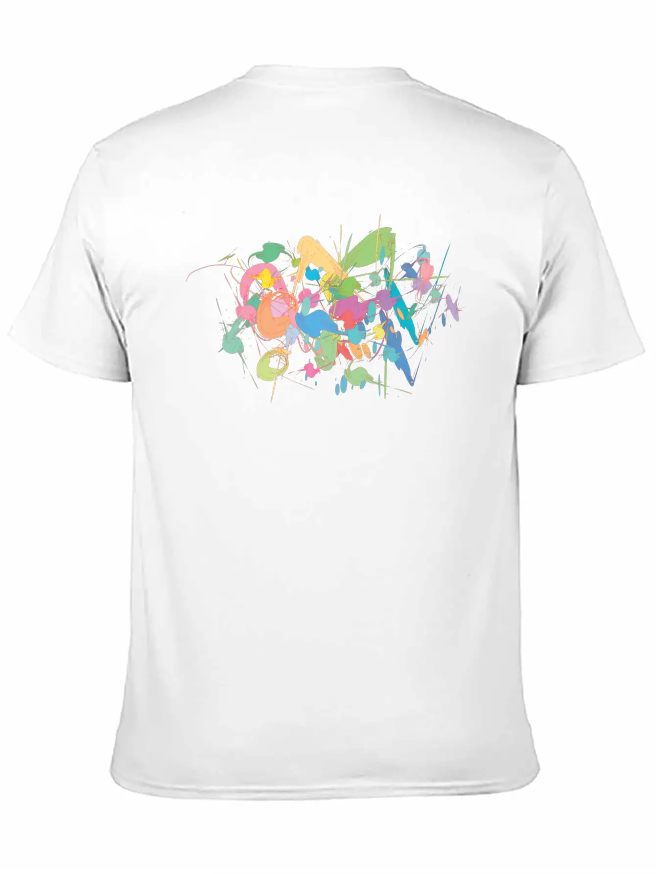 Abstract Art Painting Stylish Everyday T-Shirt – Unisex Basic Cotton Tee