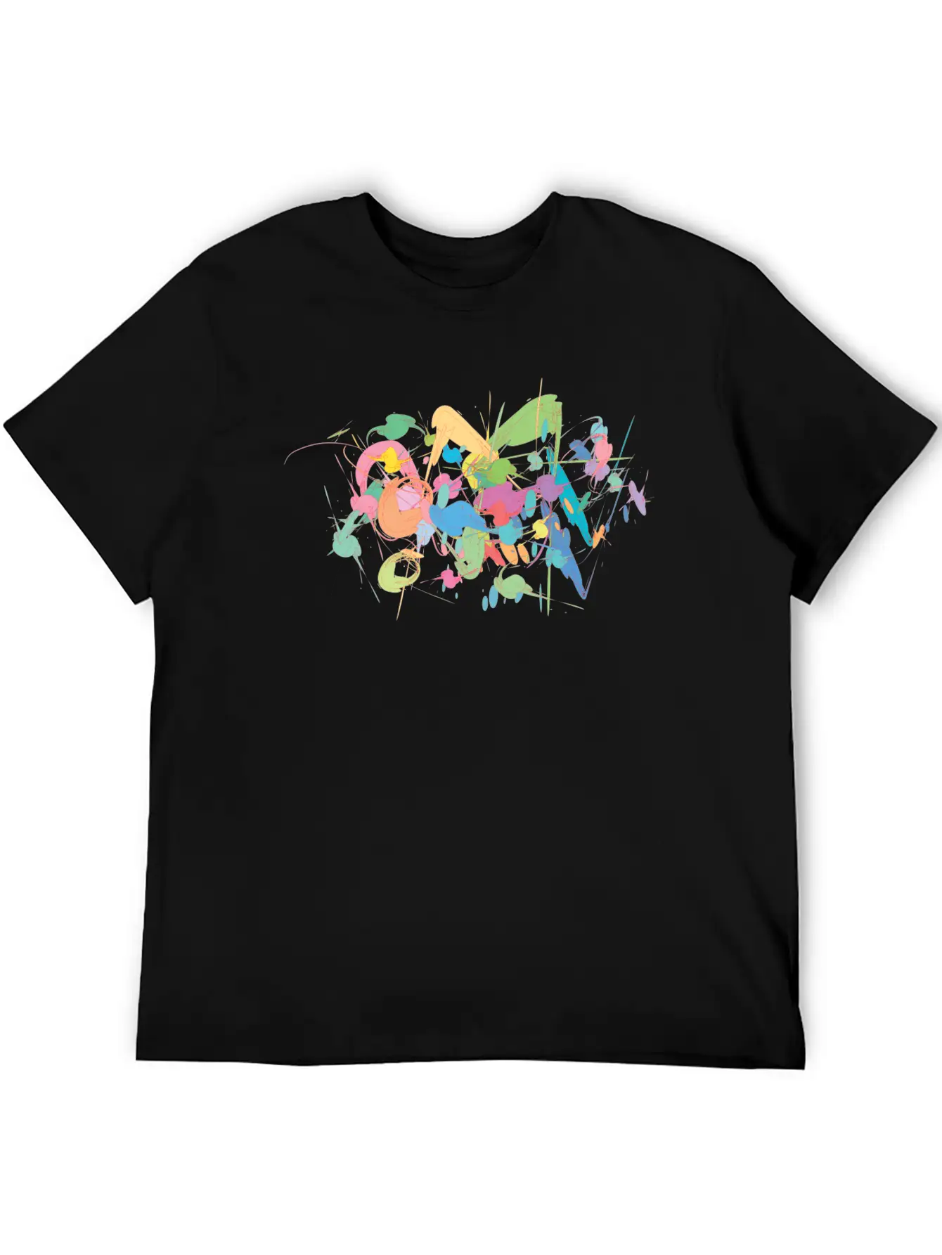 Abstract Art Painting Stylish Everyday T-Shirt – Unisex Basic Cotton Tee