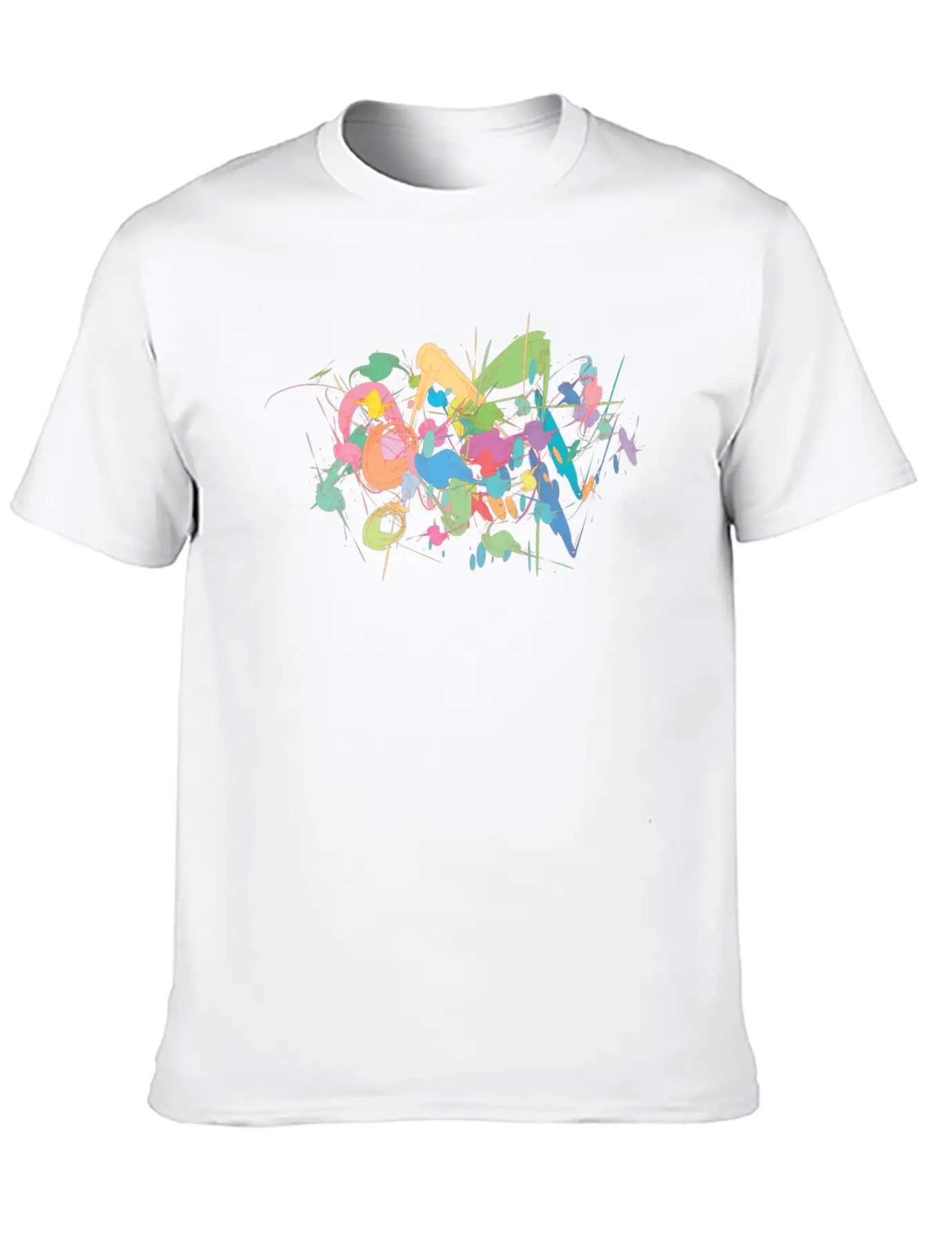 Abstract Art Painting Stylish Everyday T-Shirt – Unisex Basic Cotton Tee
