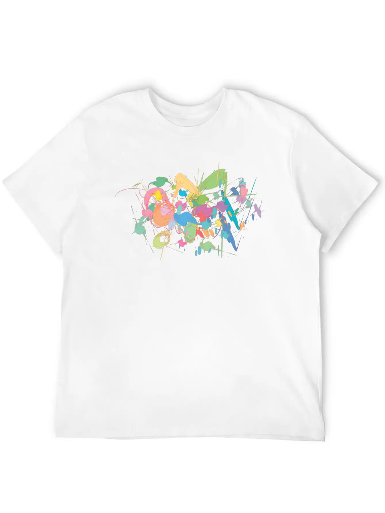 Abstract Art Painting Stylish Everyday T-Shirt – Unisex Basic Cotton Tee
