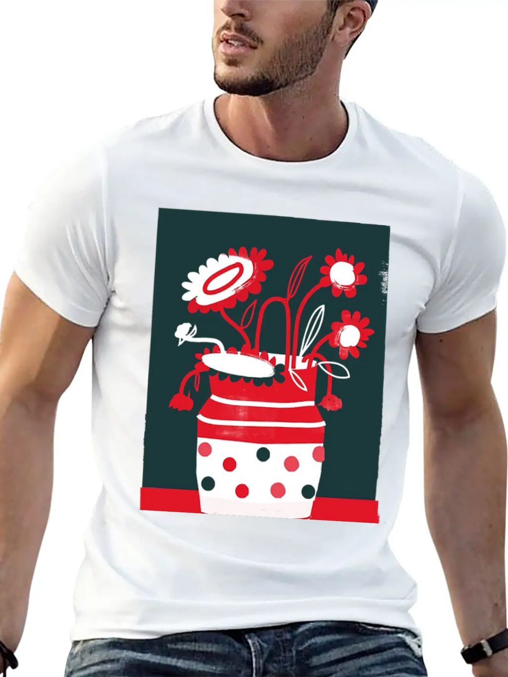 Abstract Art Unisex Casual T-Shirt – Clean Design For Daily Comfort