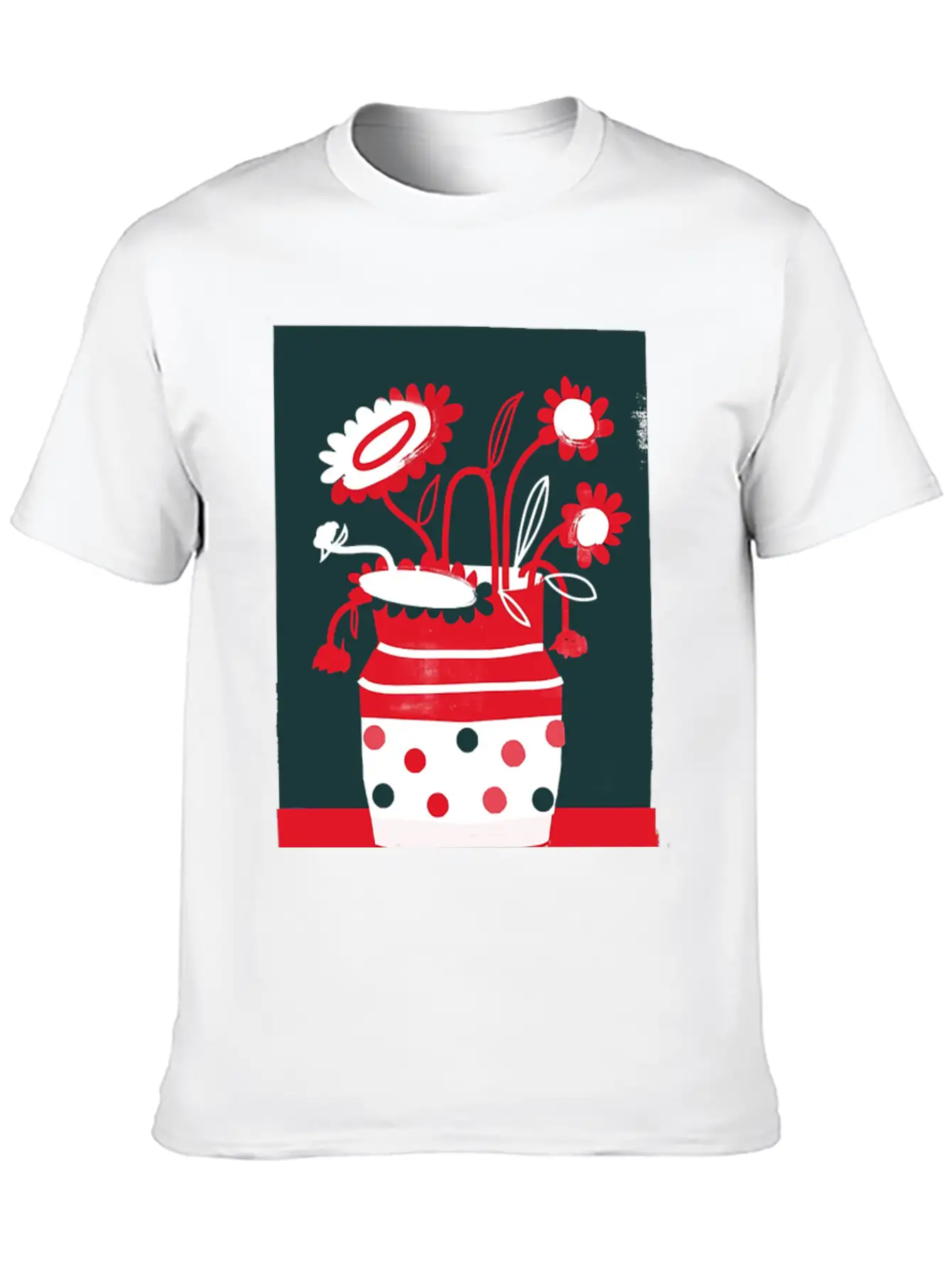 Abstract Art Unisex Casual T-Shirt – Clean Design For Daily Comfort